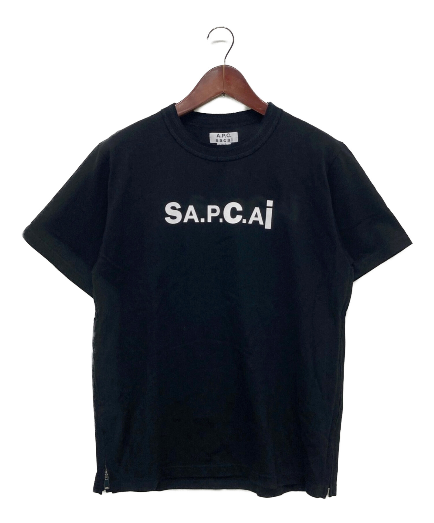 A.P.C. (アーペーセー) sacai (サカイ) KIYO SHORT SLEEVE T-SHIRT ブラック サイズ:SIZE Ⅼ