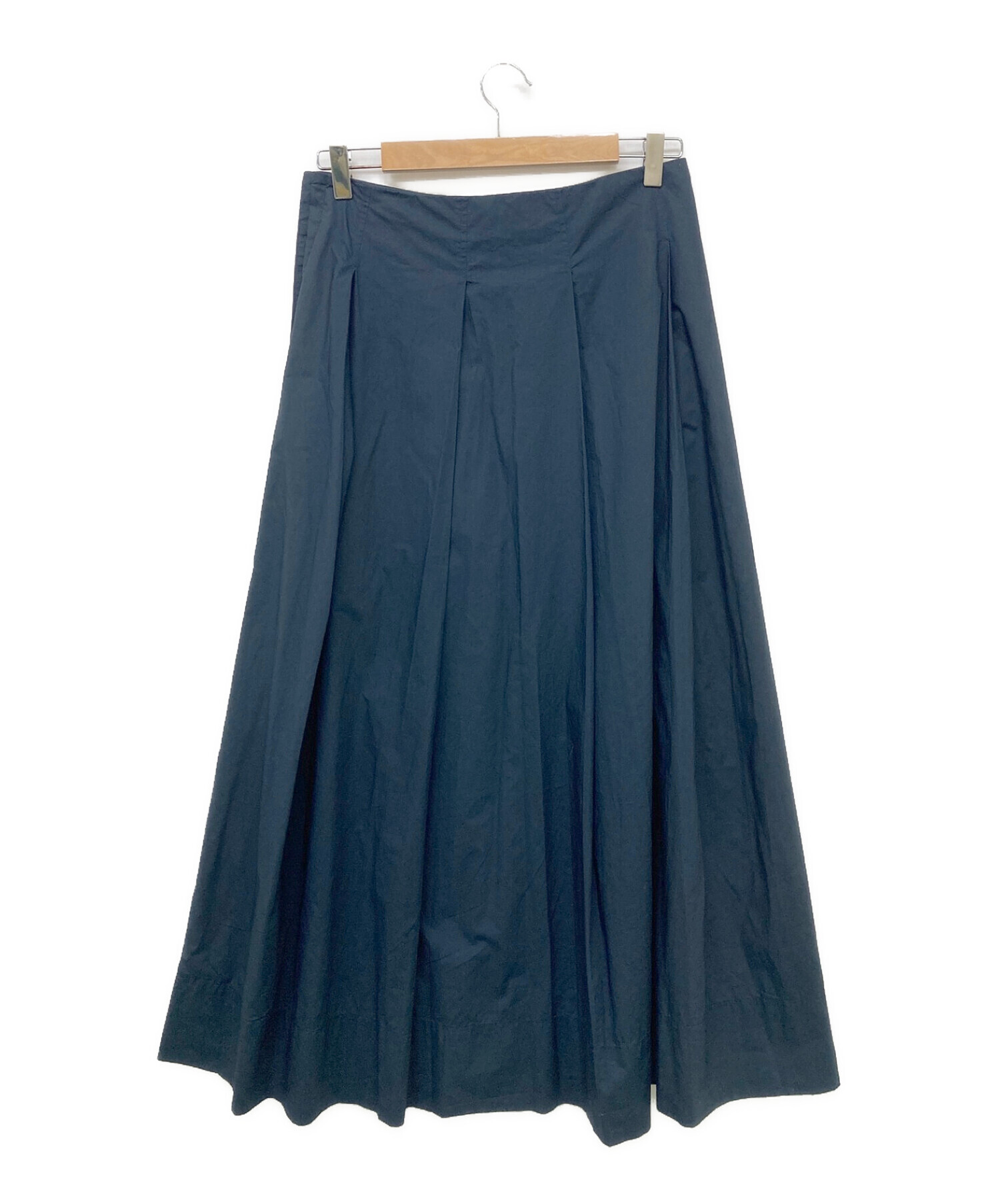 Lisiere (リジェール) コットンプリーツスカート ブラック サイズ:36