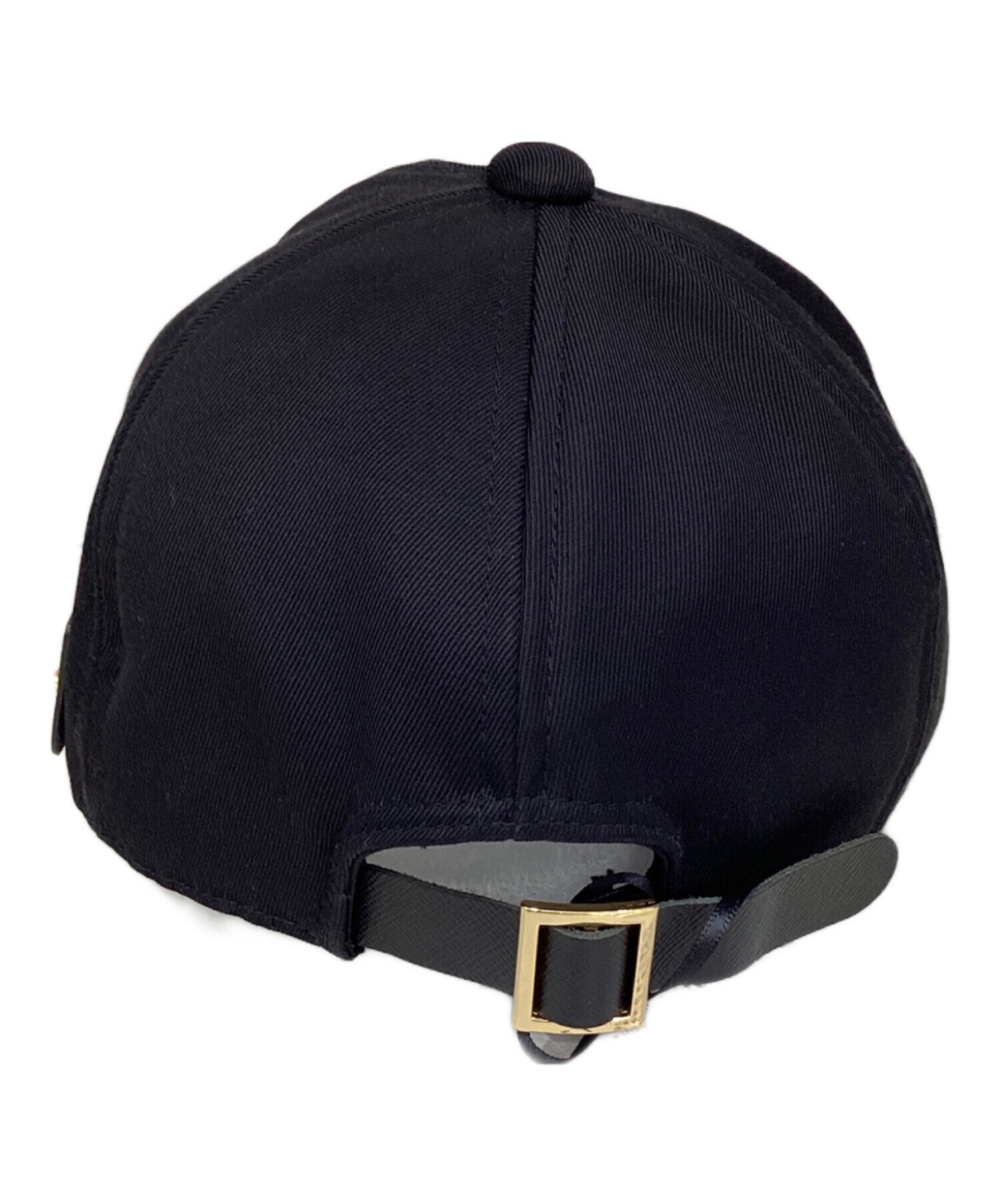 CULLNI (クルニ) Bicolor Leather Visor Cap ブラック サイズ:ONE SIZE 未使用品