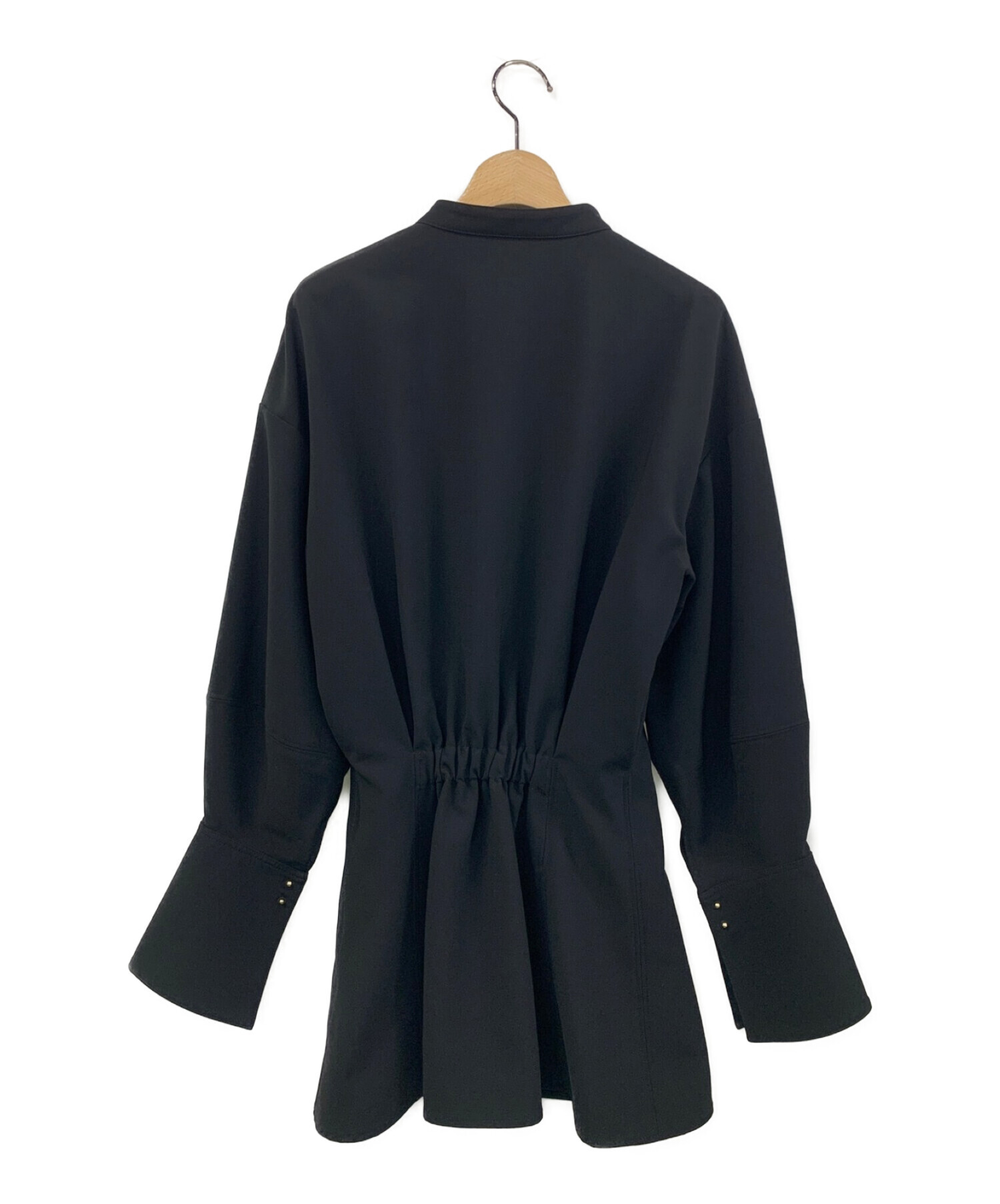 AMERI UND WAIST BLOUSING BLOUSE ブラック www.sudouestprimeurs.fr