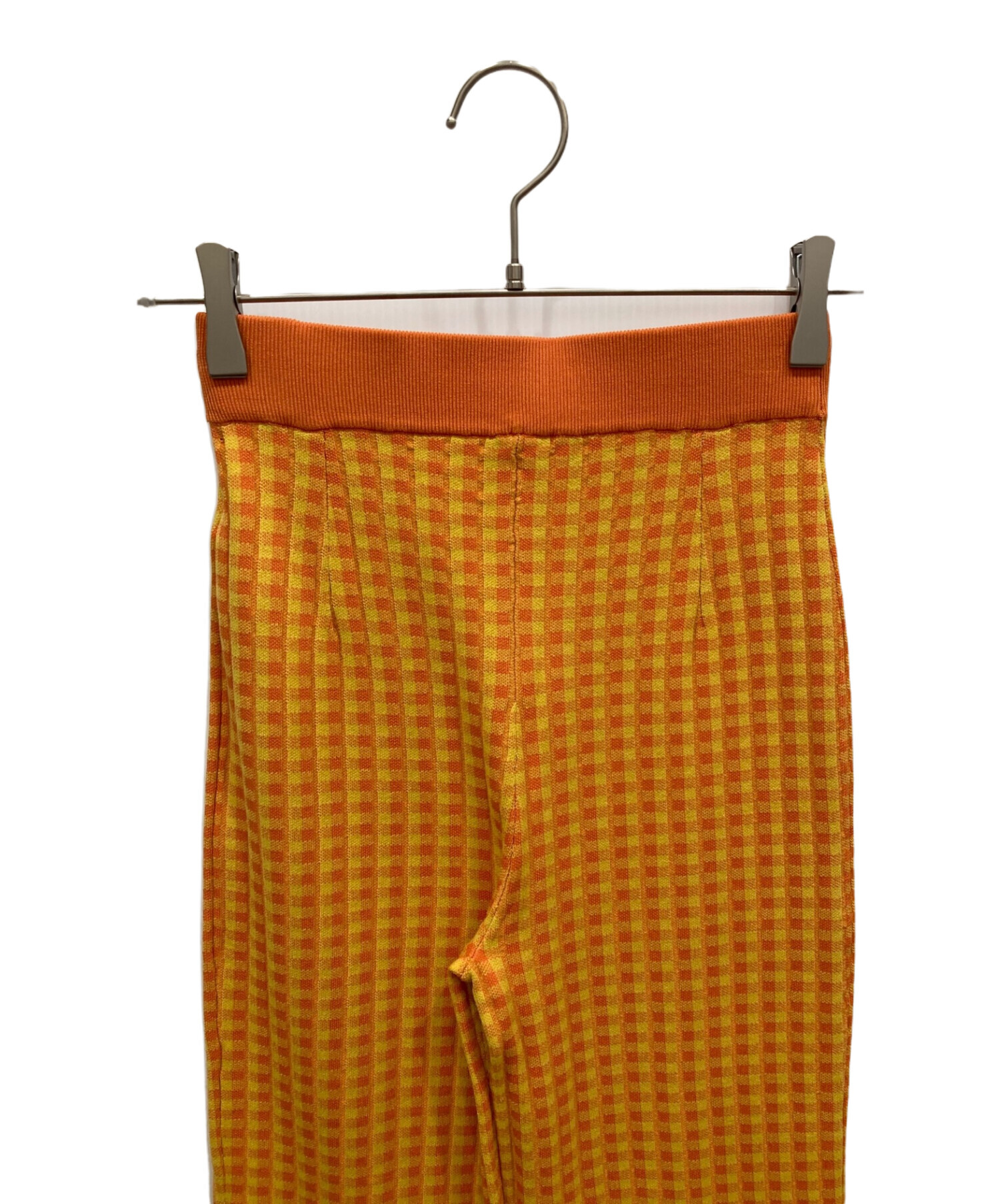 中古・古着通販】Ameri VINTAGE (アメリヴィンテージ) COLORFUL GINGHAM CHECK PANTS カラフルギンガム チェックパンツ オレンジ サイズ:S｜ブランド・古着通販 トレファク公式【TREFAC FASHION】スマホサイト