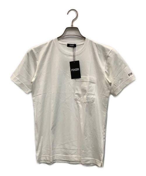 新品　未開封　FIXER フィクサー　受注生産　ポケットTシャツ 白 Lサイズ左袖後裾にFIXE