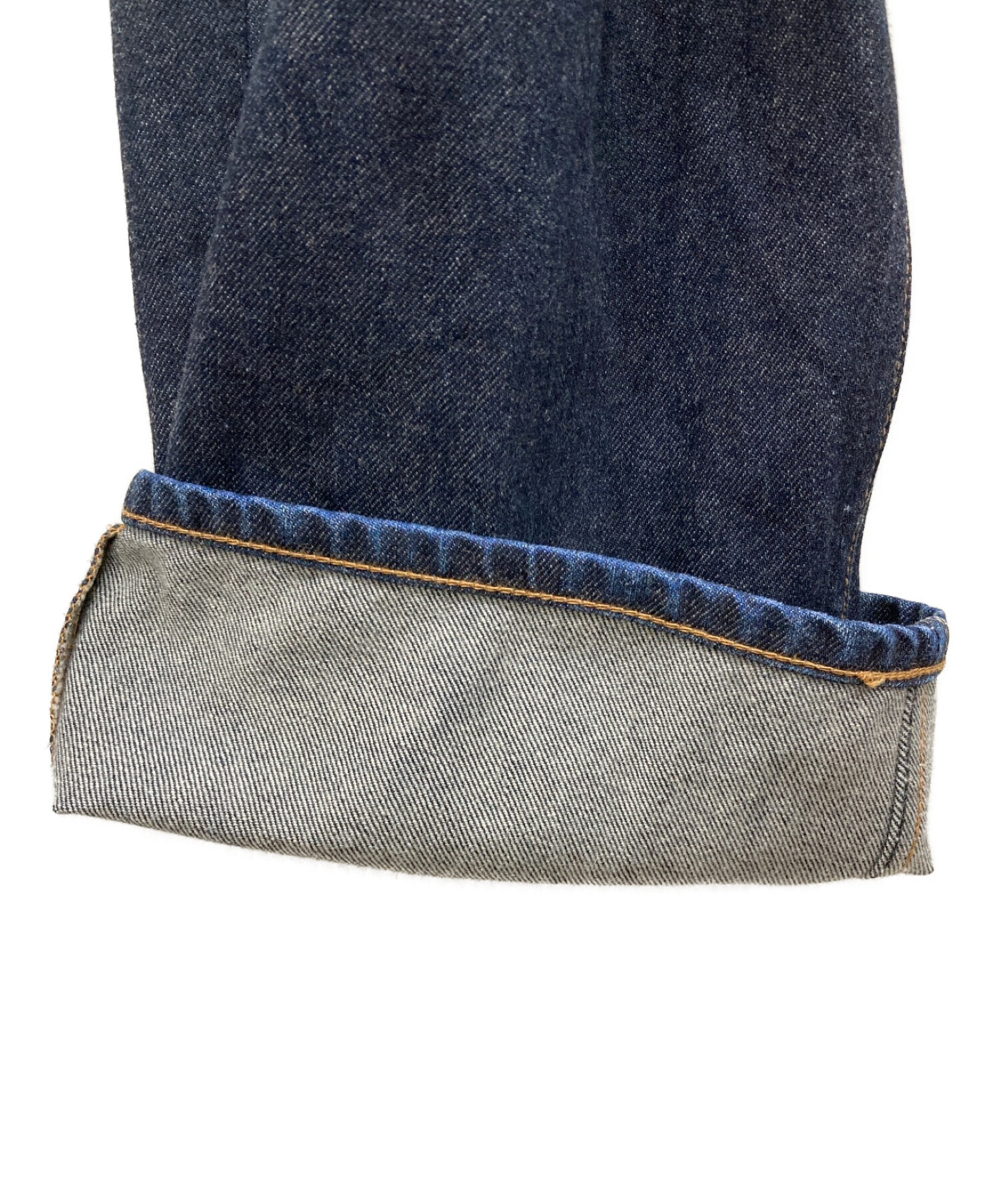 HERILL (ヘリル) CASHMERE DENIM TACK 4PK　20-030-HL-8040-3　タック　デニムパンツ インディゴ サイズ:2