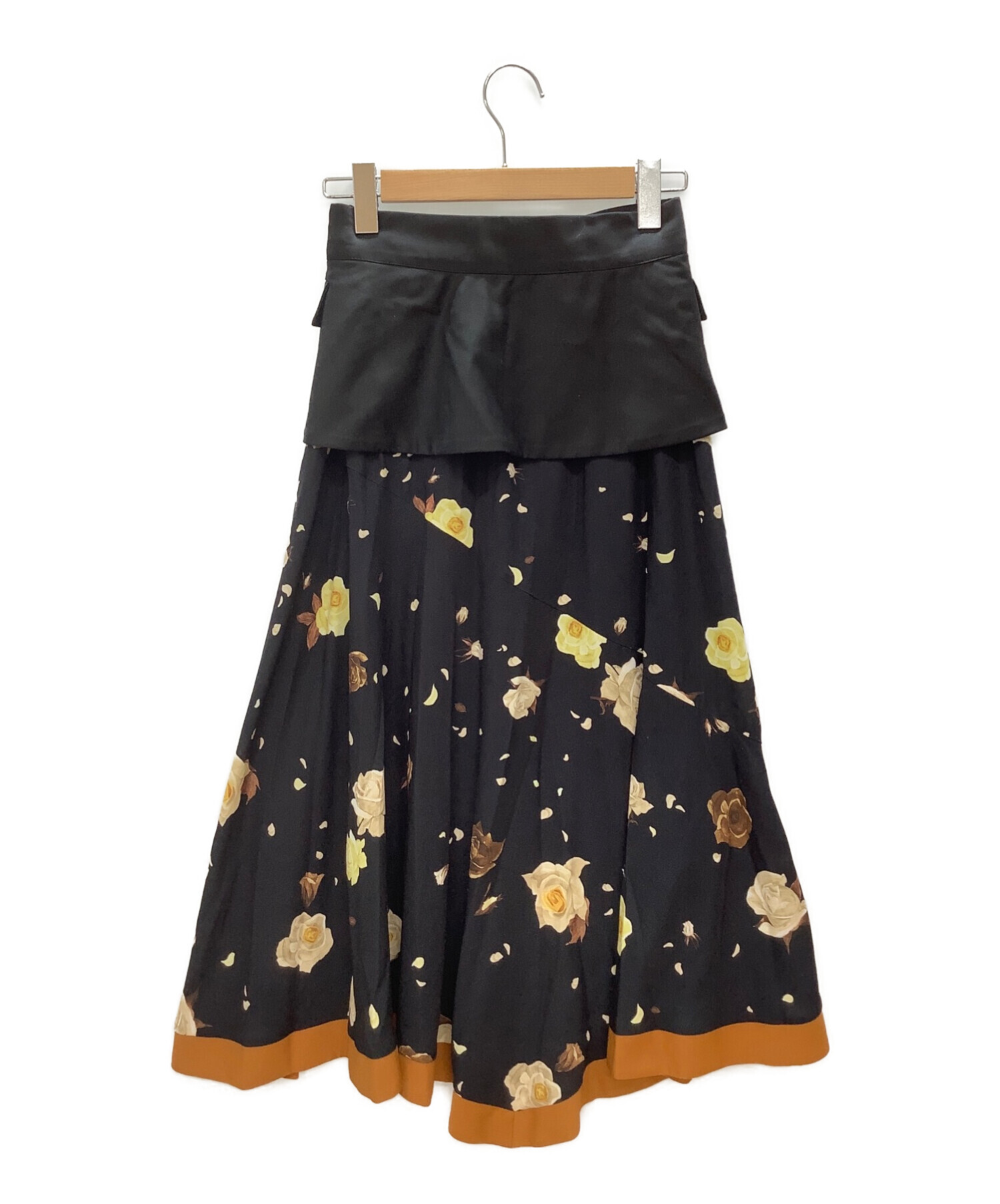 Ameri (アメリ) AMY IRREHEM SKIRT ブラック サイズ:Ｍ