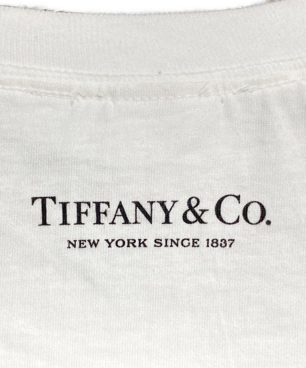 SUPREME (シュプリーム) TIFFANY & Co. (ティファニー) Box Logo Tee ホワイト×ブルー サイズ:S
