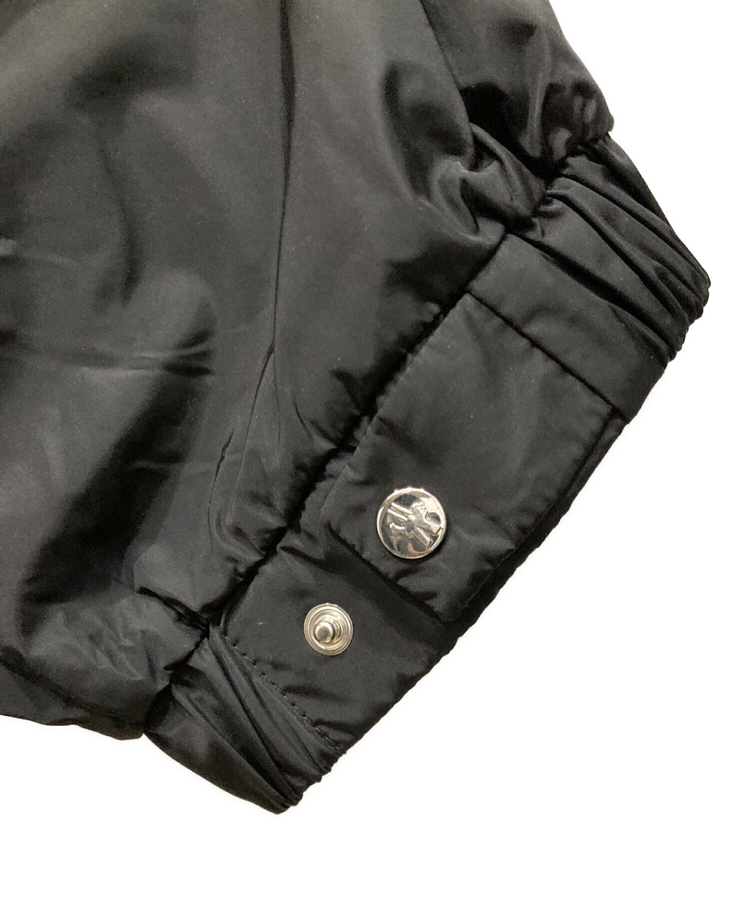 MONCLER (モンクレール) noir kei ninomiya (ノワール ケイ ニノミヤ) OSMIUN GIUBBOTTO NYLON  JACKETオスミウム ジュボット ナイロンジャケット ブラック サイズ:00