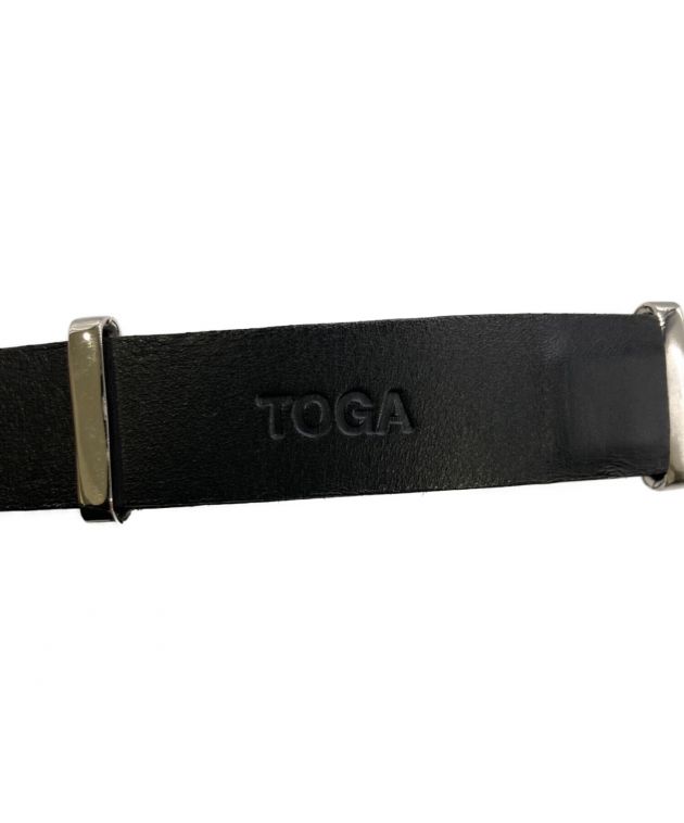 TOGA (トーガ) イーグルメタルバックルベルト ブラック×レッド