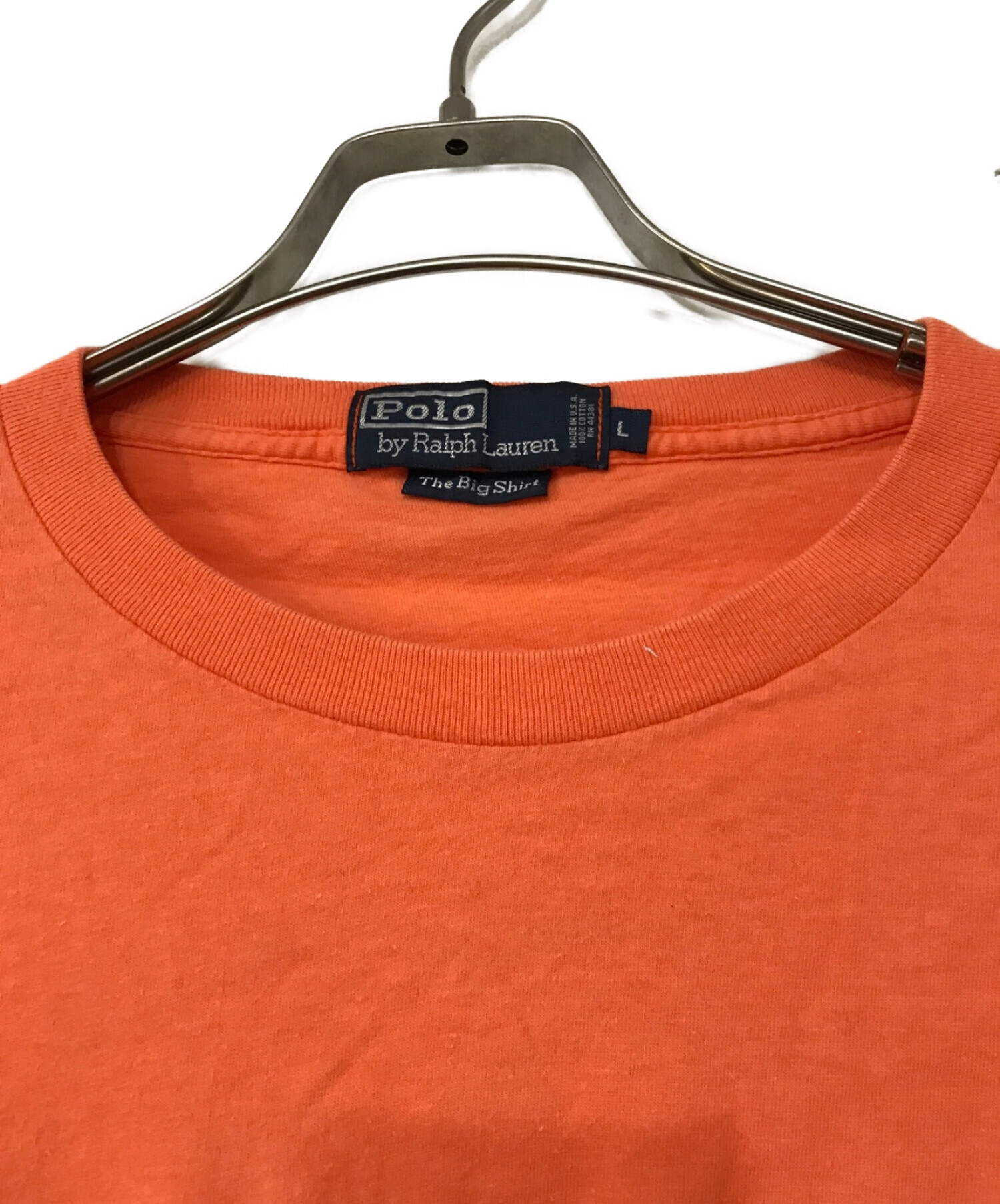 中古・古着通販】POLO RALPH LAUREN (ポロ・ラルフローレン) 1992 Summer Tシャツ オレンジ  サイズ:L｜ブランド・古着通販 トレファク公式【TREFAC FASHION】スマホサイト