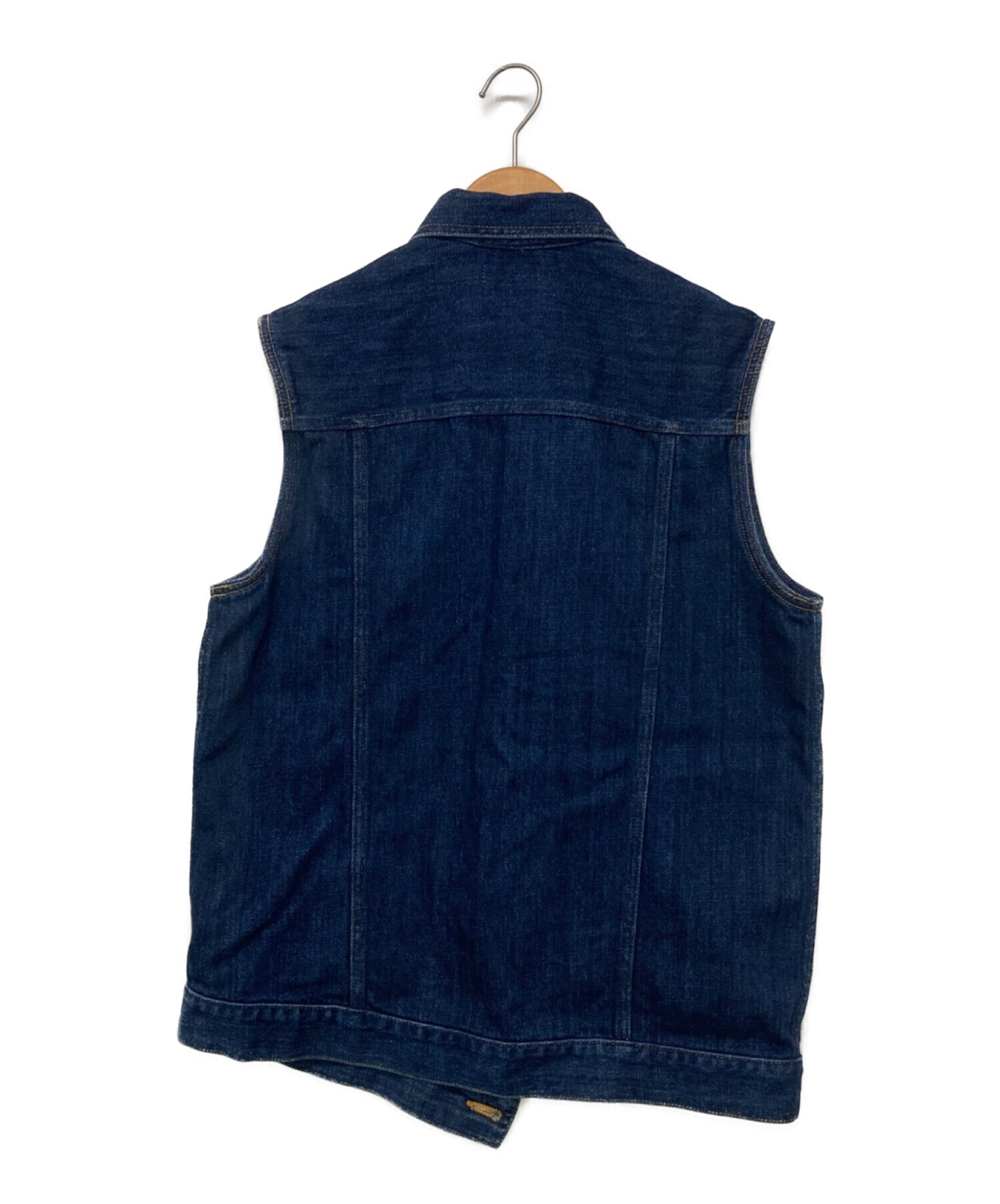 中古・古着通販】soduk (スドーク) overlap denim vest インディゴ