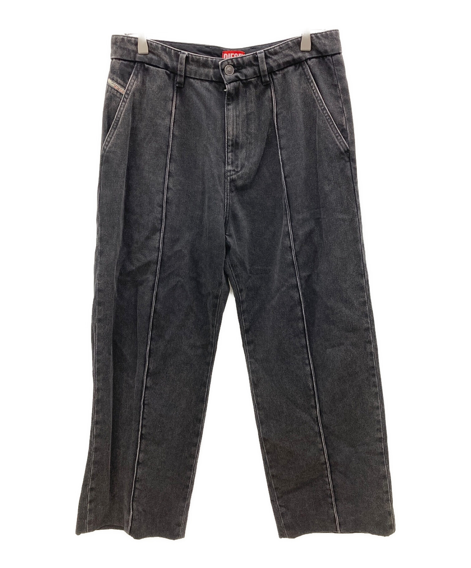 中古・古着通販】DIESEL (ディーゼル) デニムパンツ ブラック サイズ