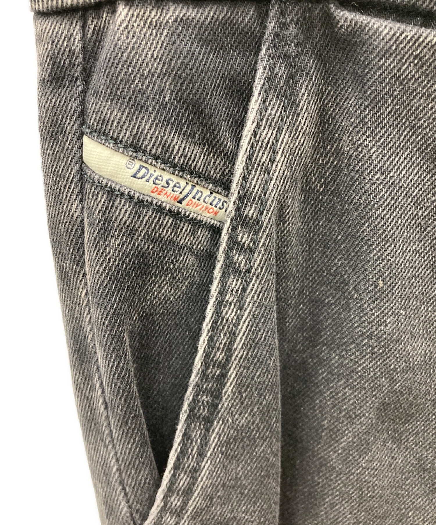 中古・古着通販】DIESEL (ディーゼル) デニムパンツ ブラック サイズ