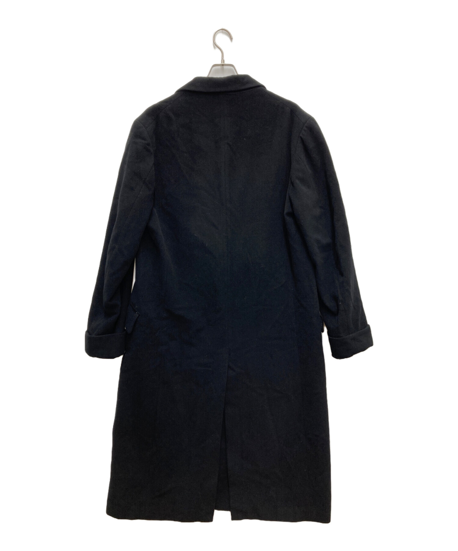 中古・古着通販】Yohji Yamamoto pour homme (ヨウジヤマモト プールオム) ウール ギャバジン ロングコート ブラック サイズ: 3｜ブランド・古着通販 トレファク公式【TREFAC FASHION】スマホサイト