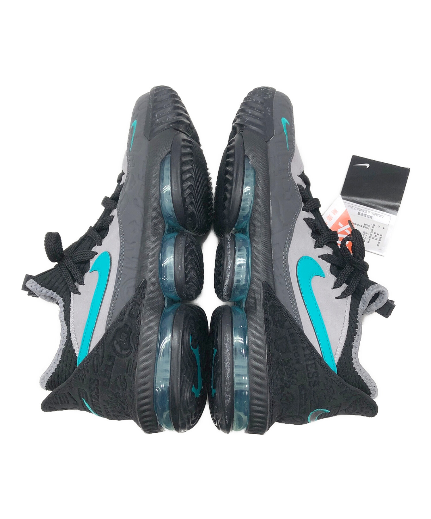 中古・古着通販】NIKE (ナイキ) ATMOS (アトモス) LEBRON 16 LOW AC EP グレー×ブラック  サイズ:26.5cm｜ブランド・古着通販 トレファク公式【TREFAC FASHION】スマホサイト