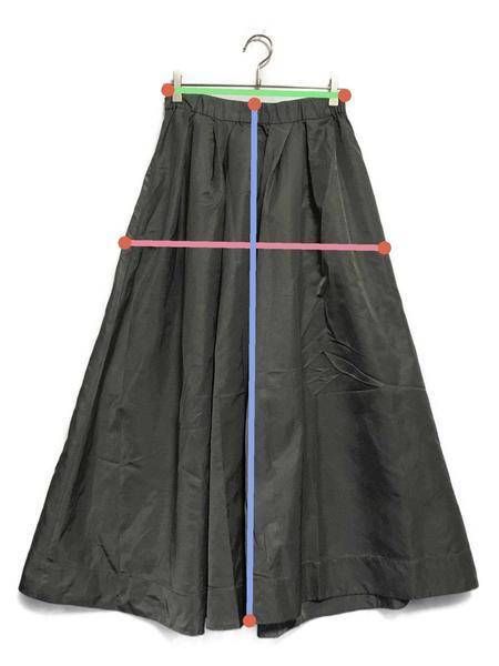 中古・古着通販】Ameri (アメリ) RANDOM TUCK VOLUME SKIRT カーキ