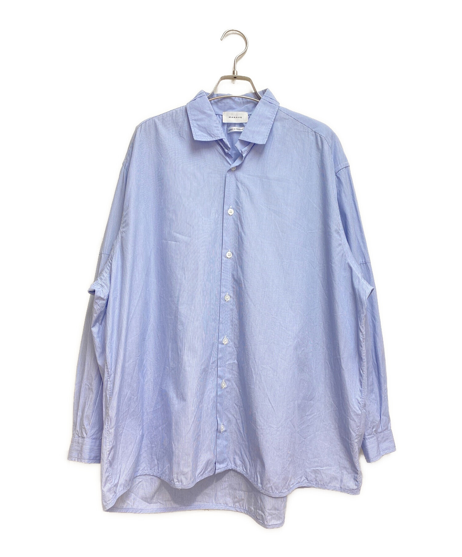 MANAVE (マナベ) Tuck Collar Shirt サイズ:M