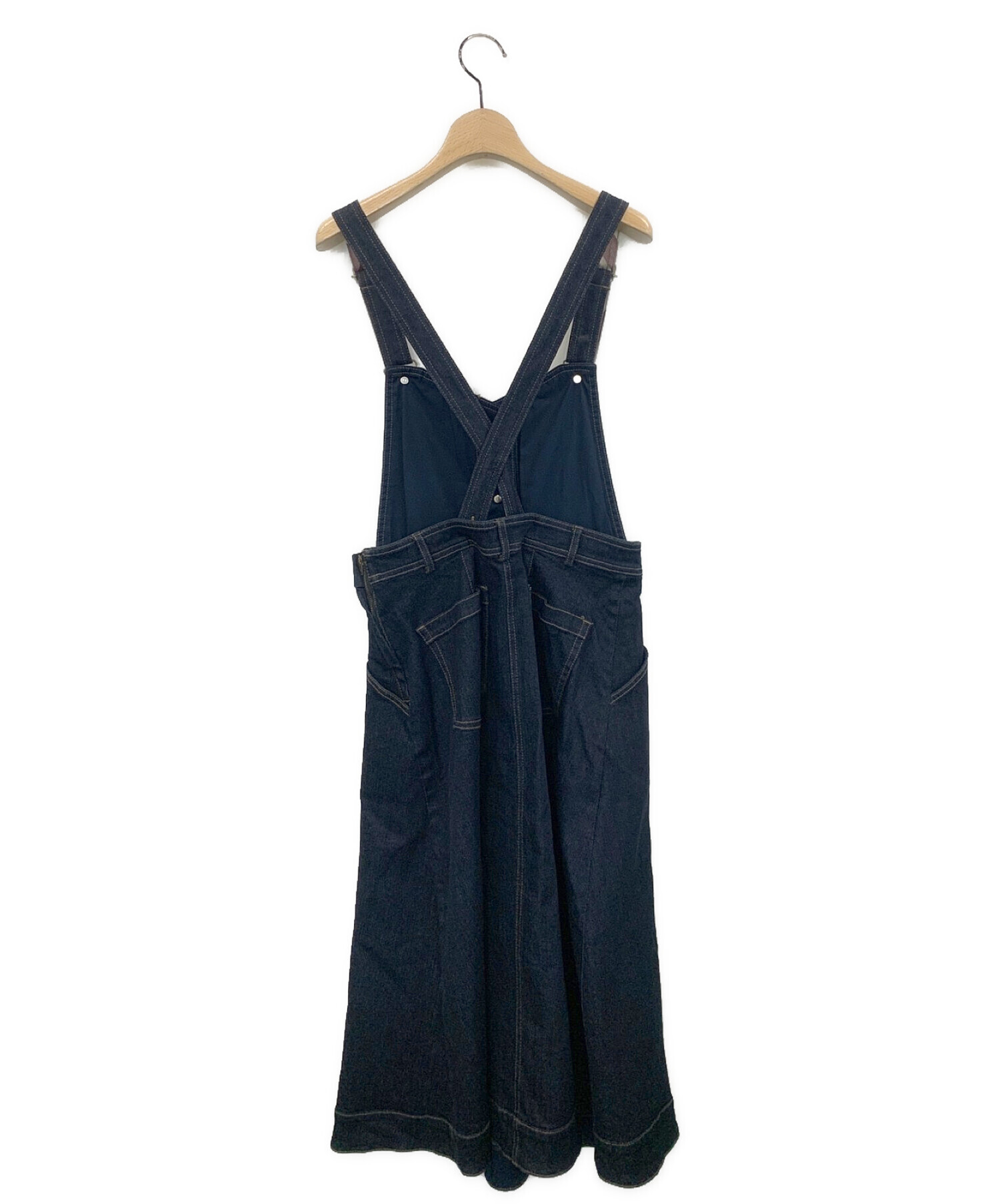 【美品】CRESTBRIDGE BLUE LABEL サロペットスカート 38ファッション