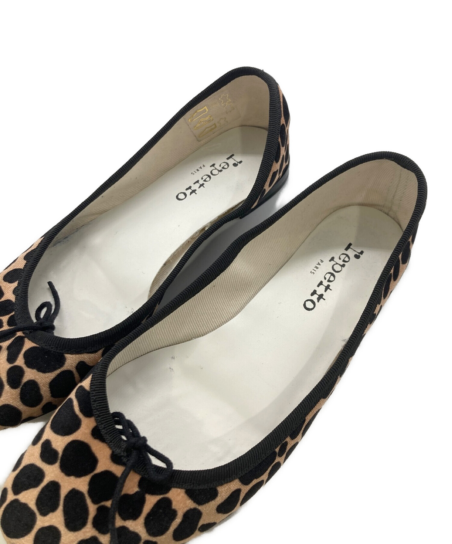 Ballerine leopard cheap repetto