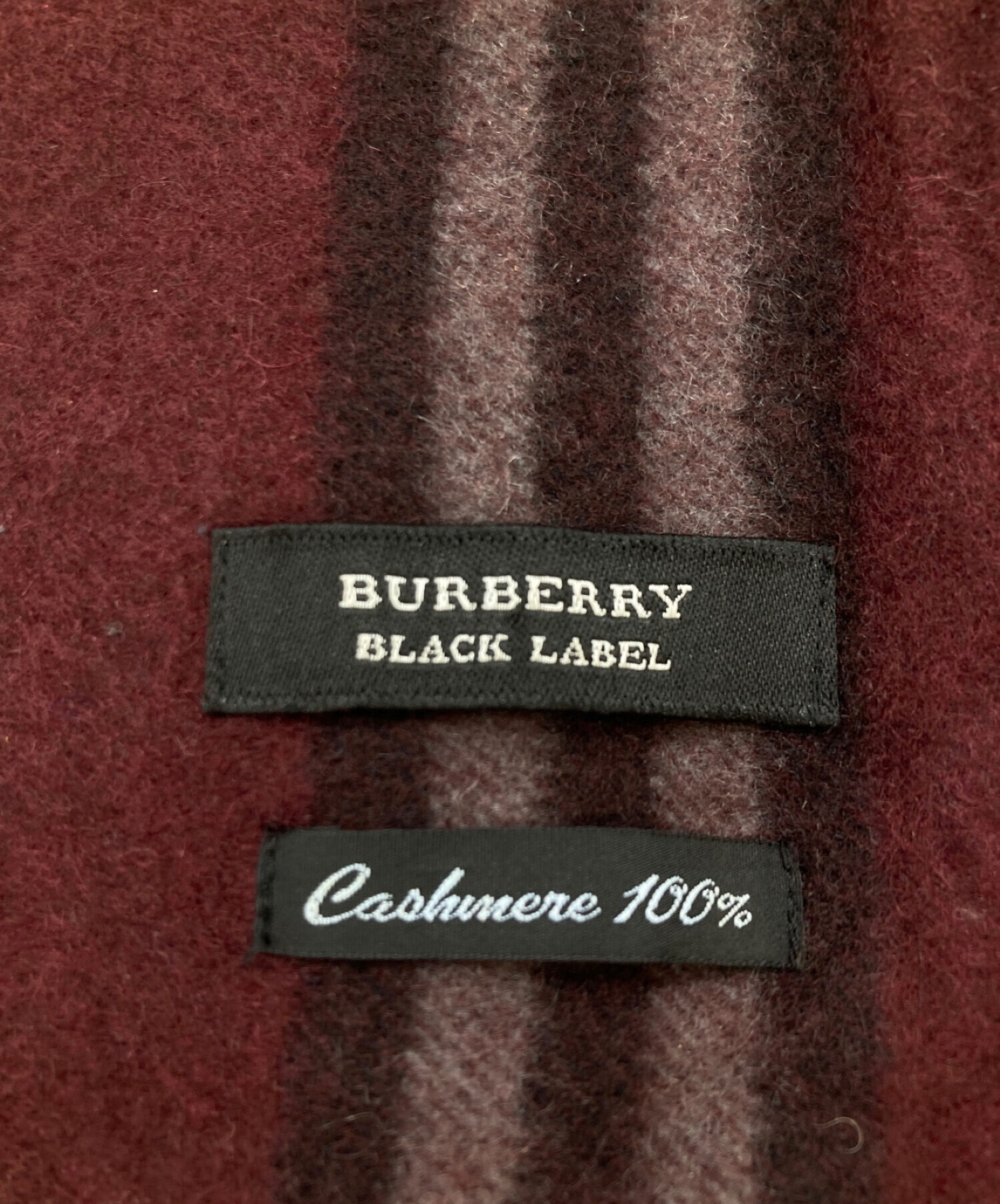 BURBERRY BLACK LABEL (バーバリーブラックレーベル) カシミヤウォーマー