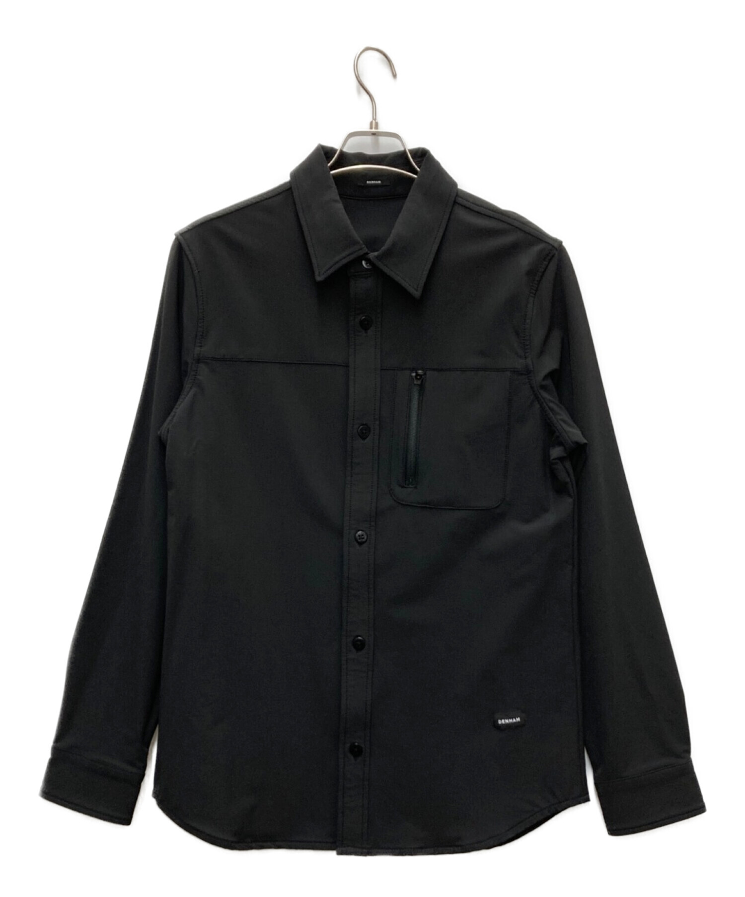 中古・古着通販】Denham (デンハム) FM OVERSHIRT FMS ブラック サイズ:S｜ブランド・古着通販 トレファク公式【TREFAC  FASHION】スマホサイト