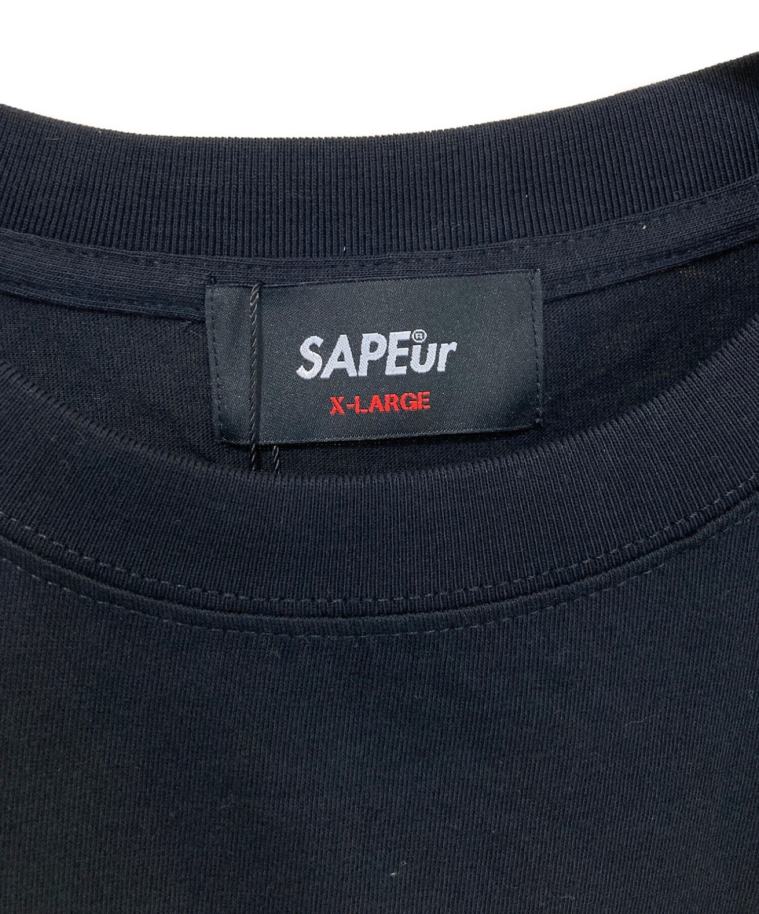 SAPEur (サプール) WANIDOG Tシャツ ブラック サイズ:XL 未使用品