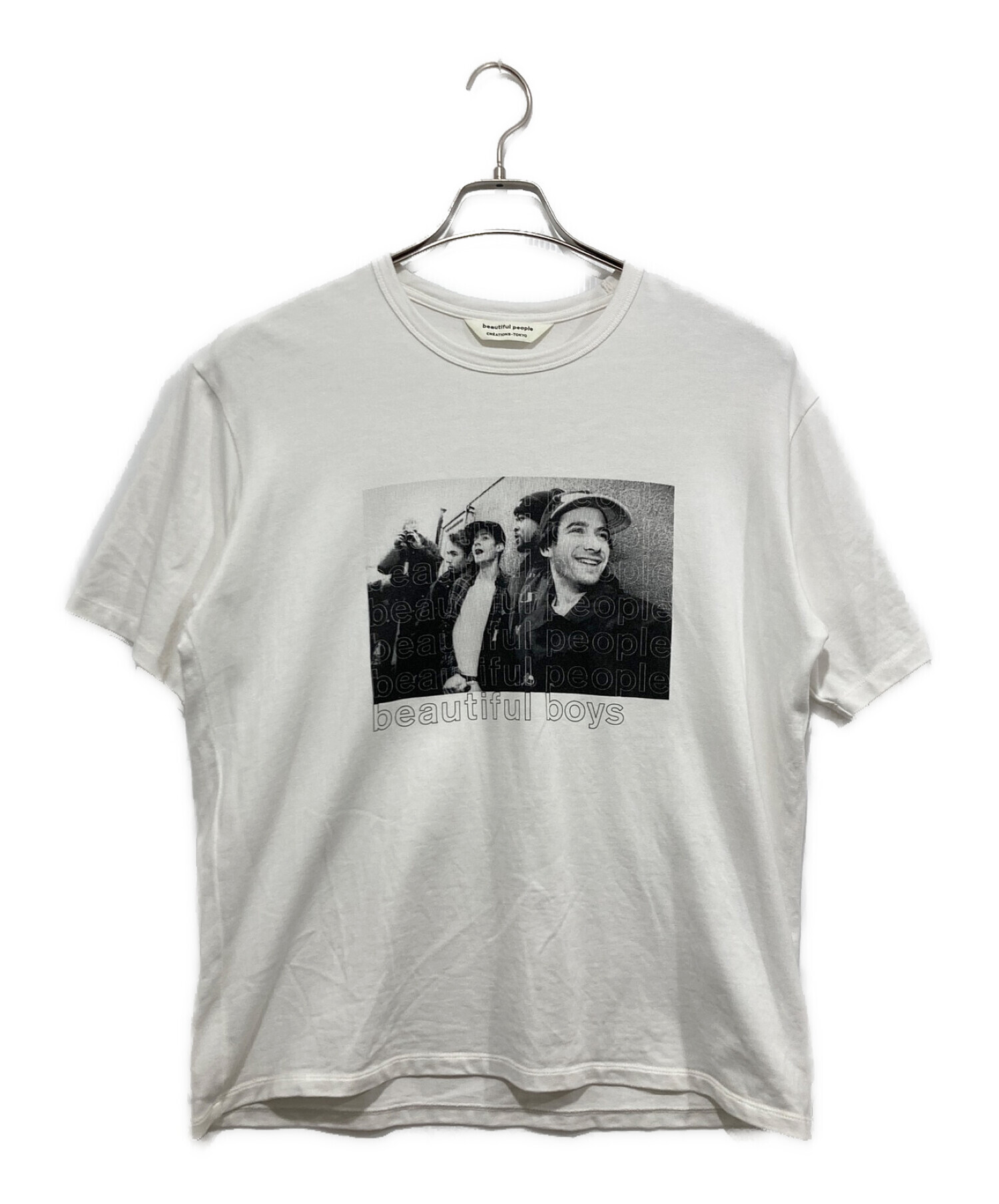 beautiful people (ビューティフルピープル) suvin pima jersey Beastie Boys T-shirt ホワイト  サイズ:190