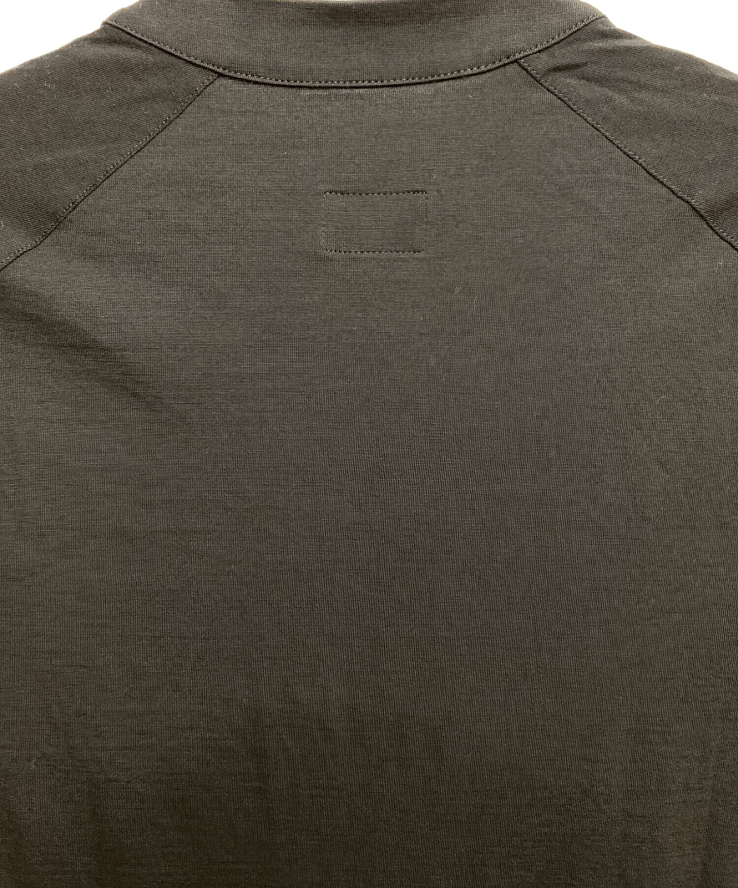 中古・古着通販】HERMES (エルメス) ハーフジップTシャツ ブラック ...