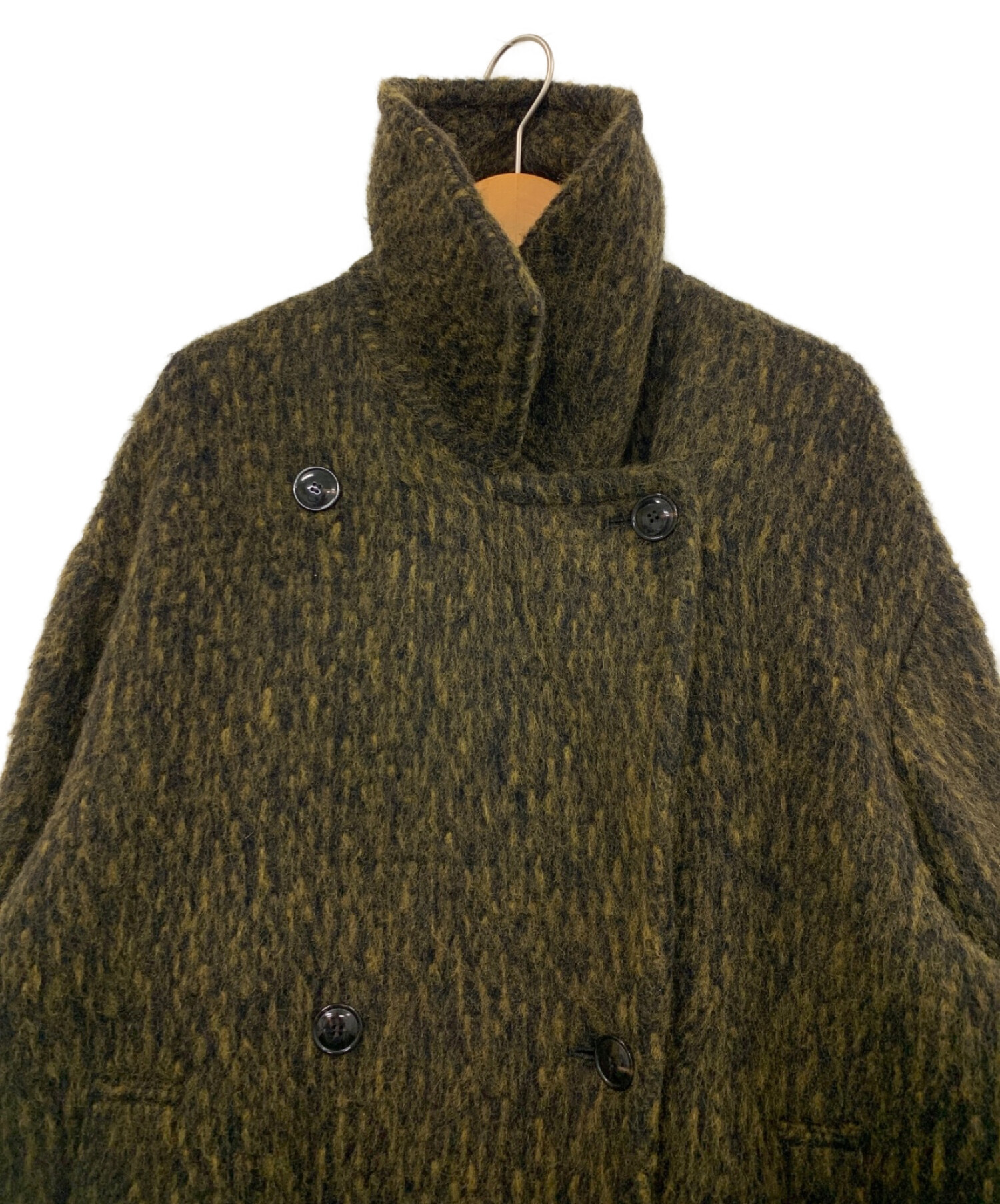 中古・古着通販】CLANE (クラネ) MIX SHAGGY LADY COAT カーキ サイズ ...