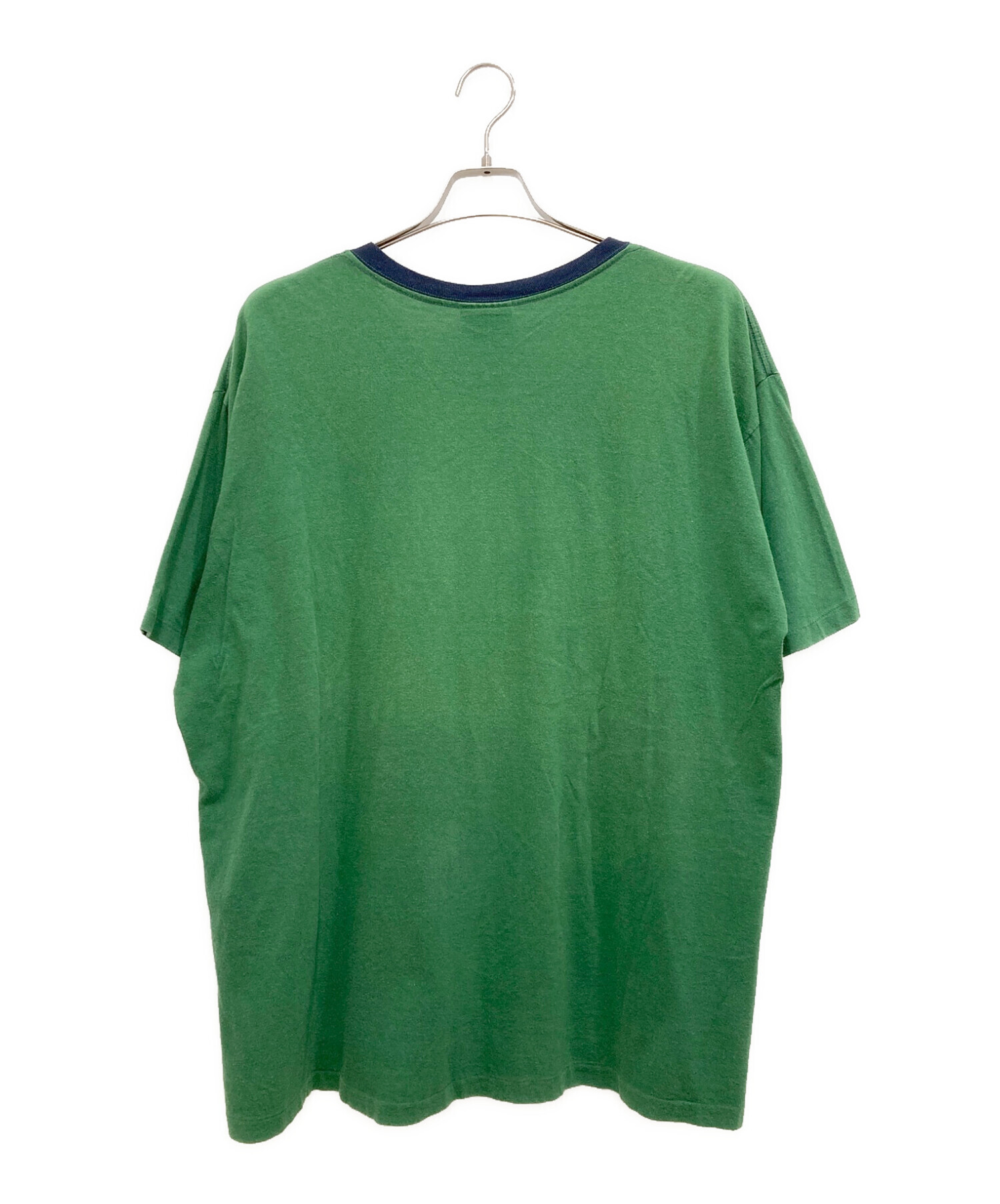 POLO SPORT (ポロスポーツ) リンガーTシャツ グリーン サイズ:XL