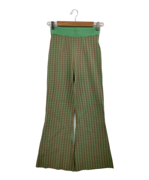 中古・古着通販】Ameri (アメリ) COLORFUL GINGHAM CHECK PANTS グリーン サイズ:S｜ブランド・古着通販  トレファク公式【TREFAC FASHION】スマホサイト