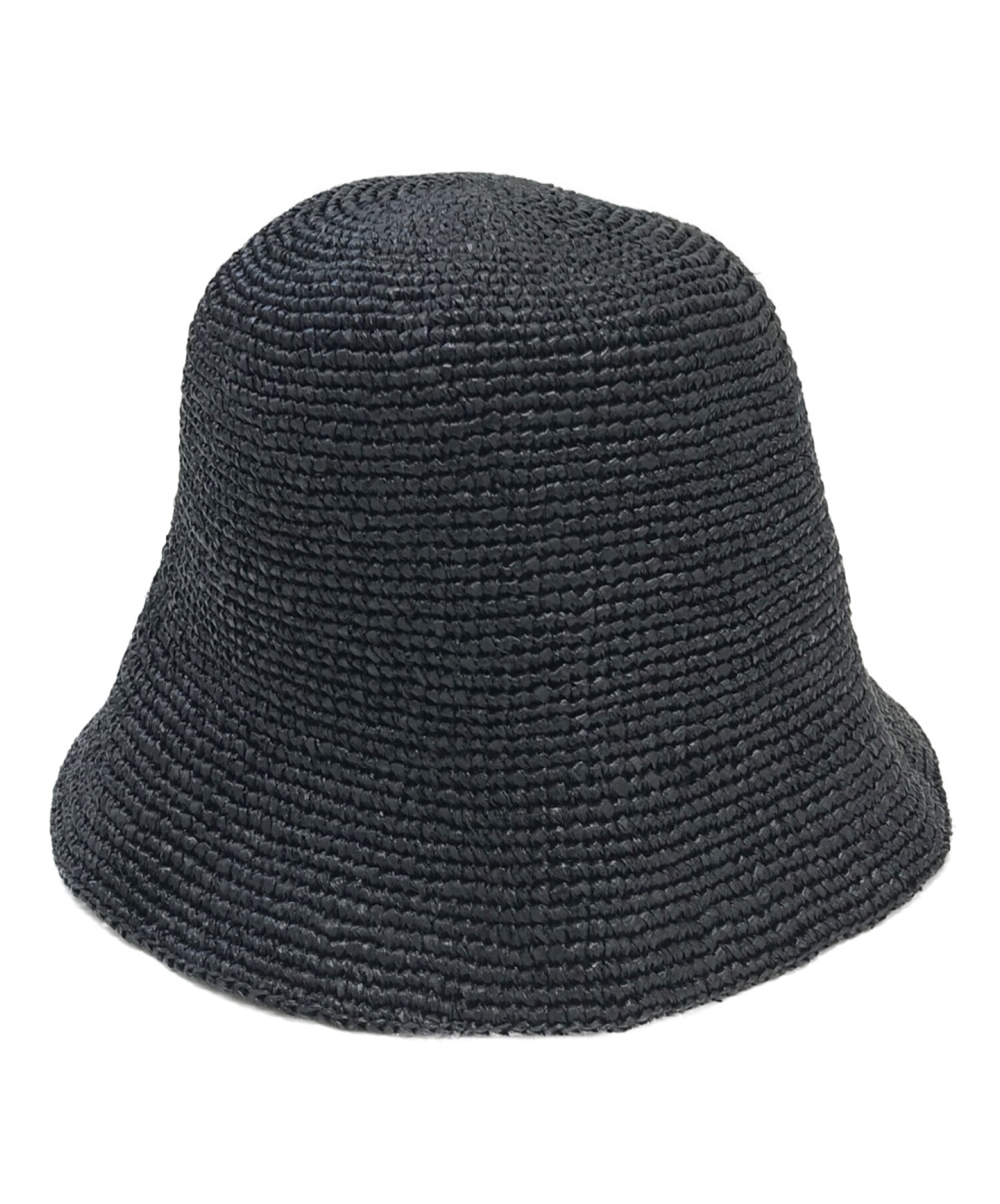 Ameri (アメリ) MEDI RAFFIA LADY HAT ブラック サイズ:57cm(FREE) 未使用品