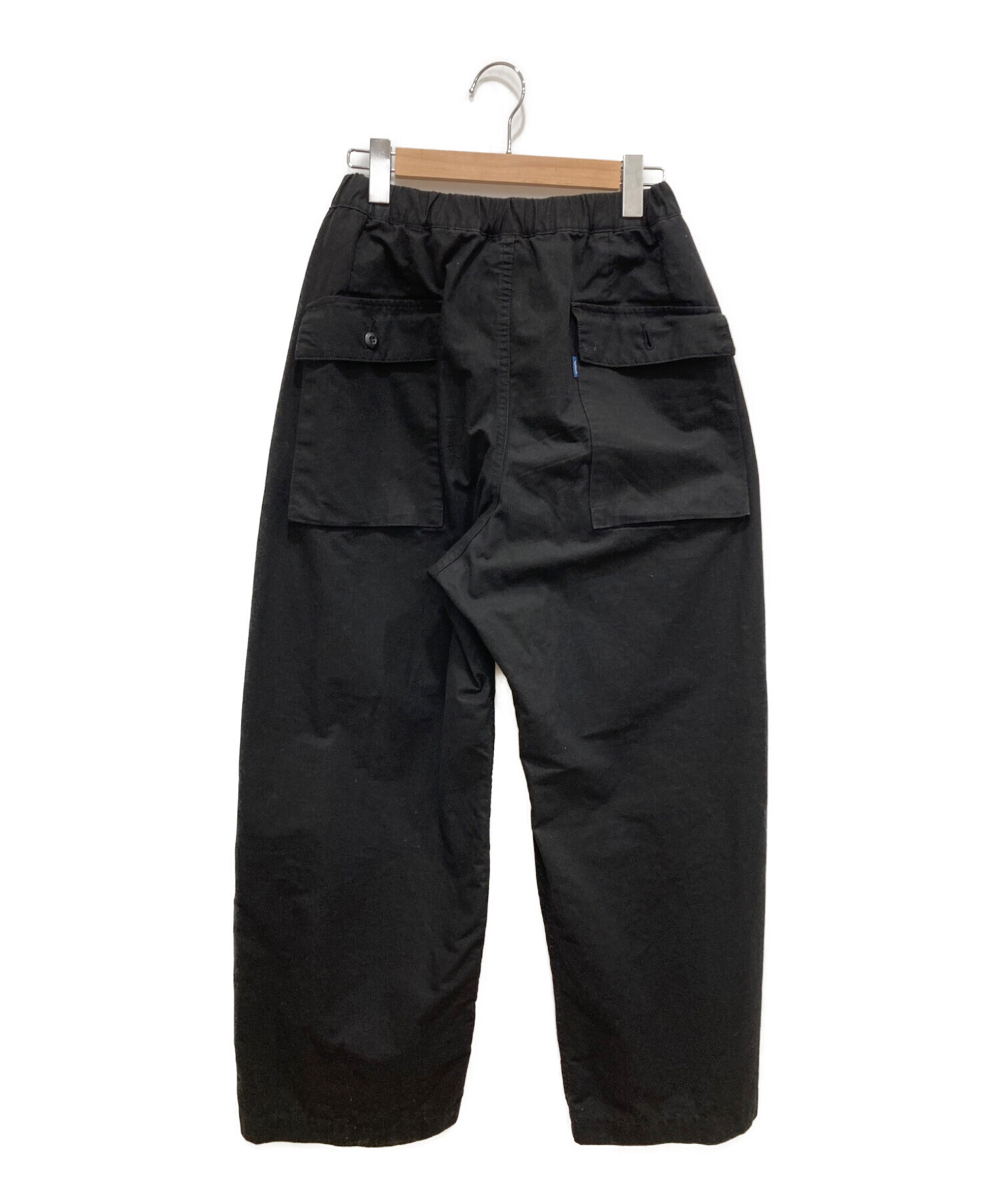 Tap Water (タップ ウォーター) Cotton Ripstop Military Trousers ブラック サイズ: 91cm (W36)
