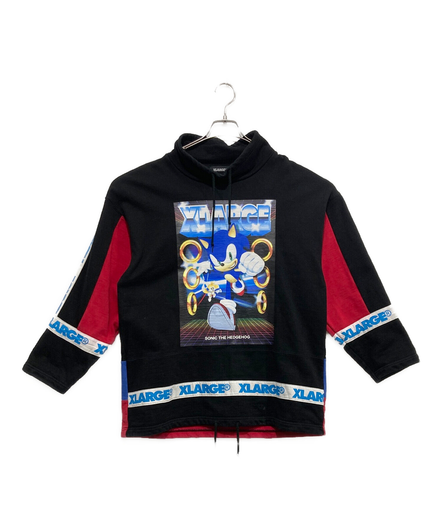 中古・古着通販】X-LARGE (エクストララージ) SONIC THE HEDGEHOG (ソニックザヘッジホッグ) ハイネックスウェット ブラック  サイズ:M｜ブランド・古着通販 トレファク公式【TREFAC FASHION】スマホサイト