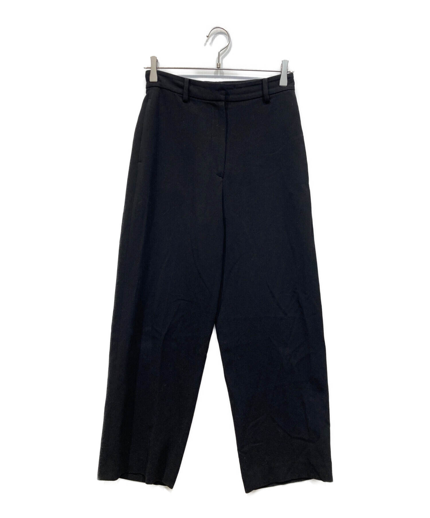 H BEAUTY&YOUTH (エイチ ビューティアンドユース) DOUBLE CLOTH TAPERED PANTS ブラック サイズ:M