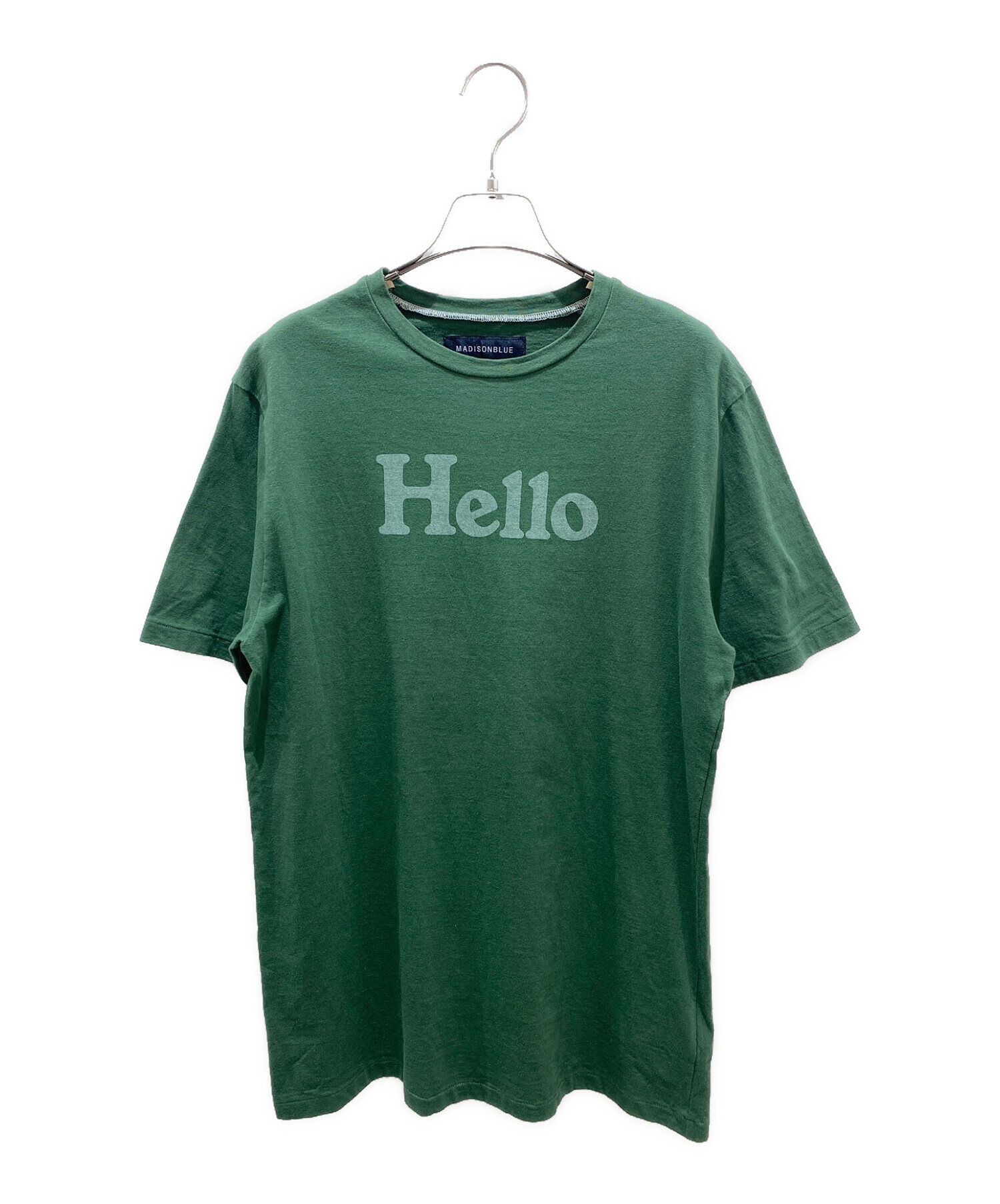 MADISON BLUE (マディソンブルー) HELLO CREW NECK TEE グリーン サイズ:3