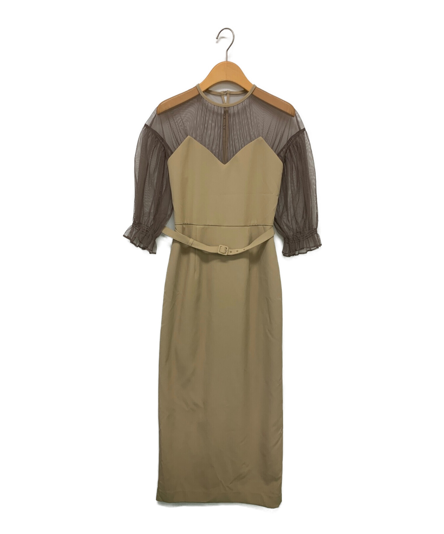 Ameri Vintage AIRY SLEEVE TIGHT DRESS SSカラー