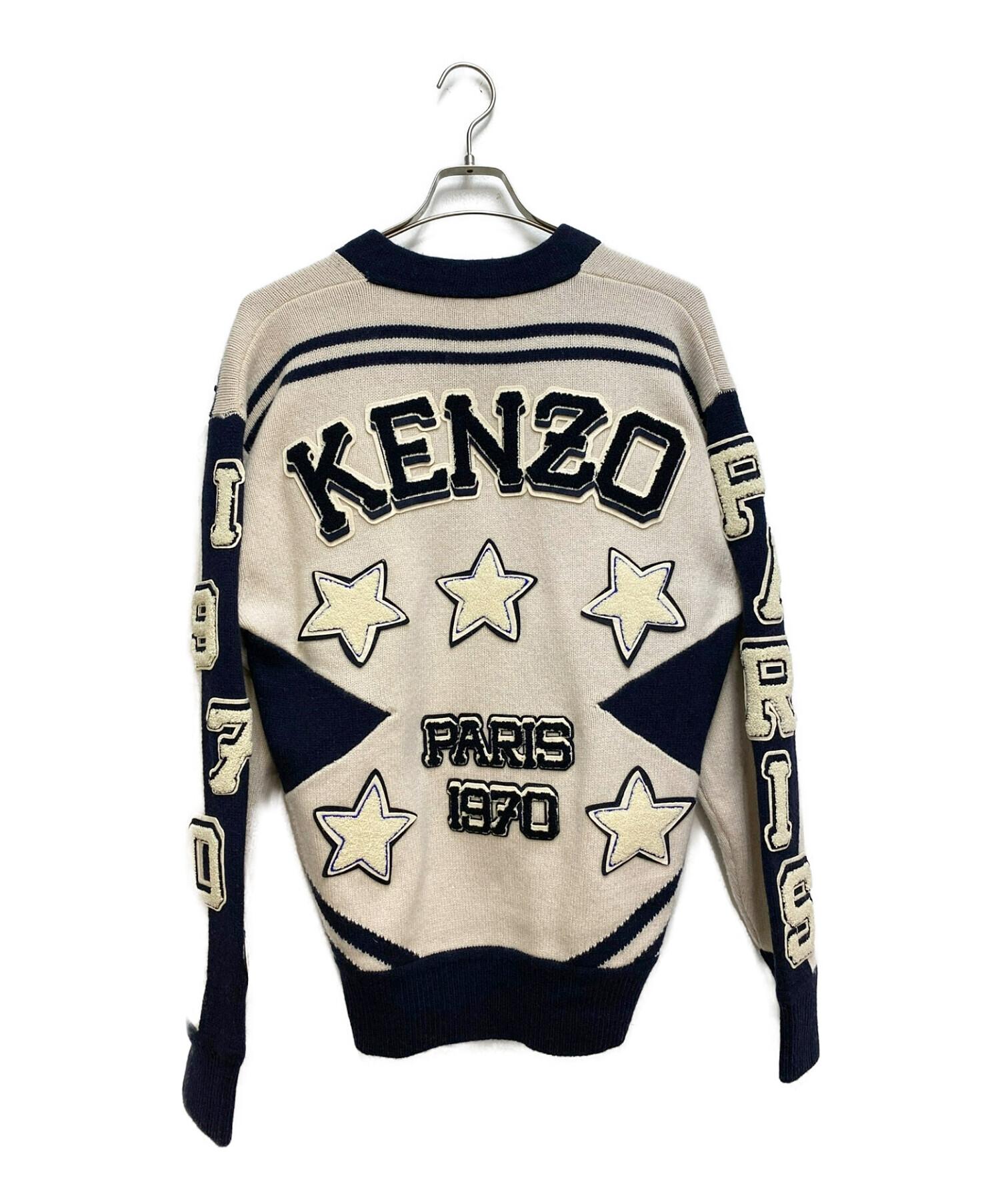 中古・古着通販】KENZO (ケンゾー) アップリケプルオーバー ベージュ