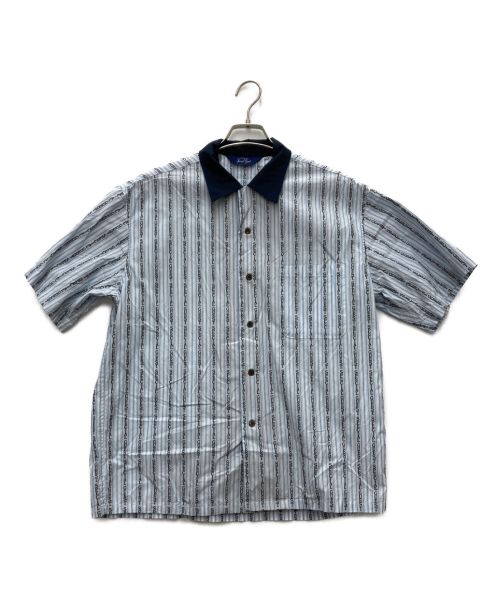 中古・古着通販】Special Guest K.K (スペシャル ゲスト) SG Stripe Fabric Short Sleeve Shirt/半袖 シャツ/オープンカラーシャツ ライトブルー サイズ:M｜ブランド・古着通販 トレファク公式【TREFAC FASHION】スマホサイト