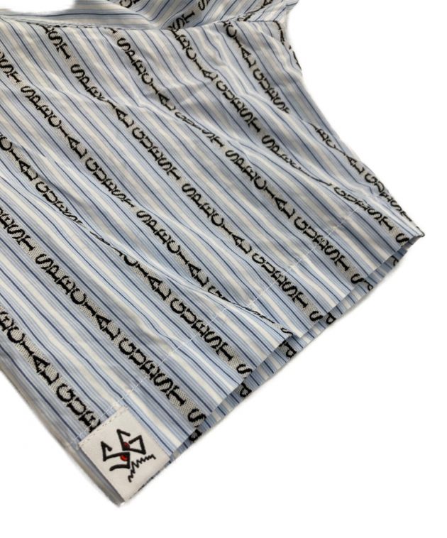 Special Guest K.K (スペシャル ゲスト) SG Stripe Fabric Short Sleeve  Shirt/半袖シャツ/オープンカラーシャツ ライトブルー サイズ:M