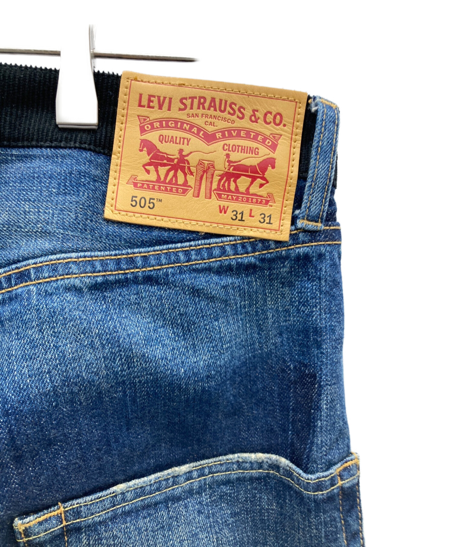 中古・古着通販】JUNYA WATANABE MAN LEVI'S eYe COMME des GARCONS JUNYAWATANABE MAN  505/パッチワークデニムパンツ インディゴ サイズ:W31 L31｜ブランド・古着通販 トレファク公式【TREFAC FASHION】スマホサイト