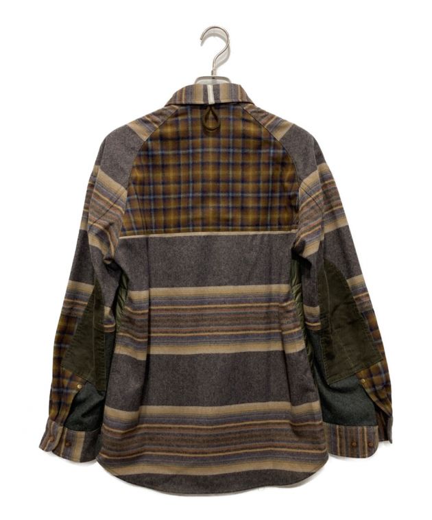 中古・古着通販】eYe COMME des GARCONS JUNYAWATANABE MAN (コム デ ギャルソン ジュンヤ ワタナベ マン)  PENDLETON (ペンドルトン) 異素材中綿シャツ オリーブ サイズ:XS｜ブランド・古着通販 トレファク公式【TREFAC  FASHION】スマホサイト