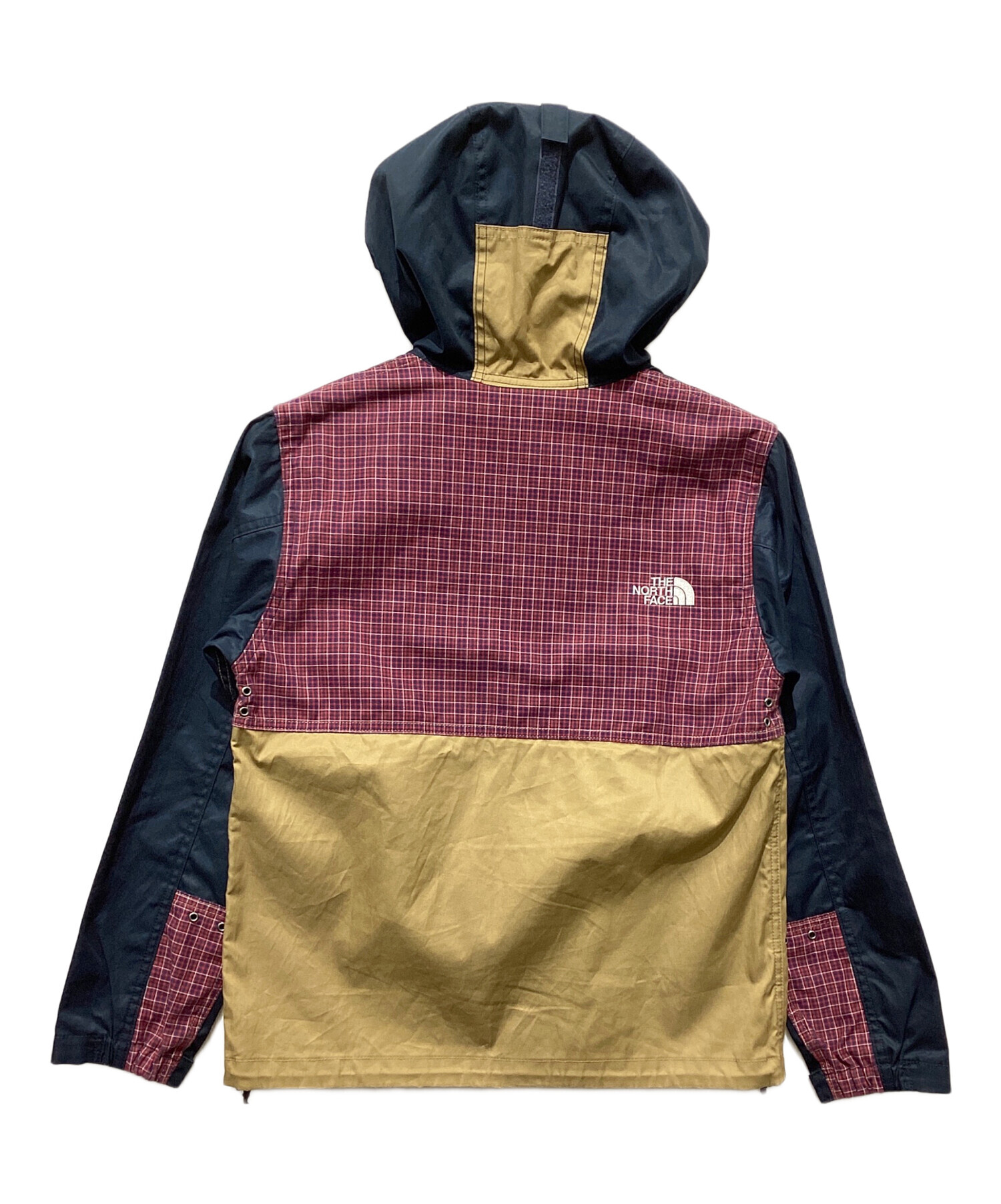 eYe COMME des GARCONS JUNYAWATANABE MAN THE NORTH FACE (ザ ノース フェイス)  マウンテンパーカー ネイビー×ブラウン サイズ:S