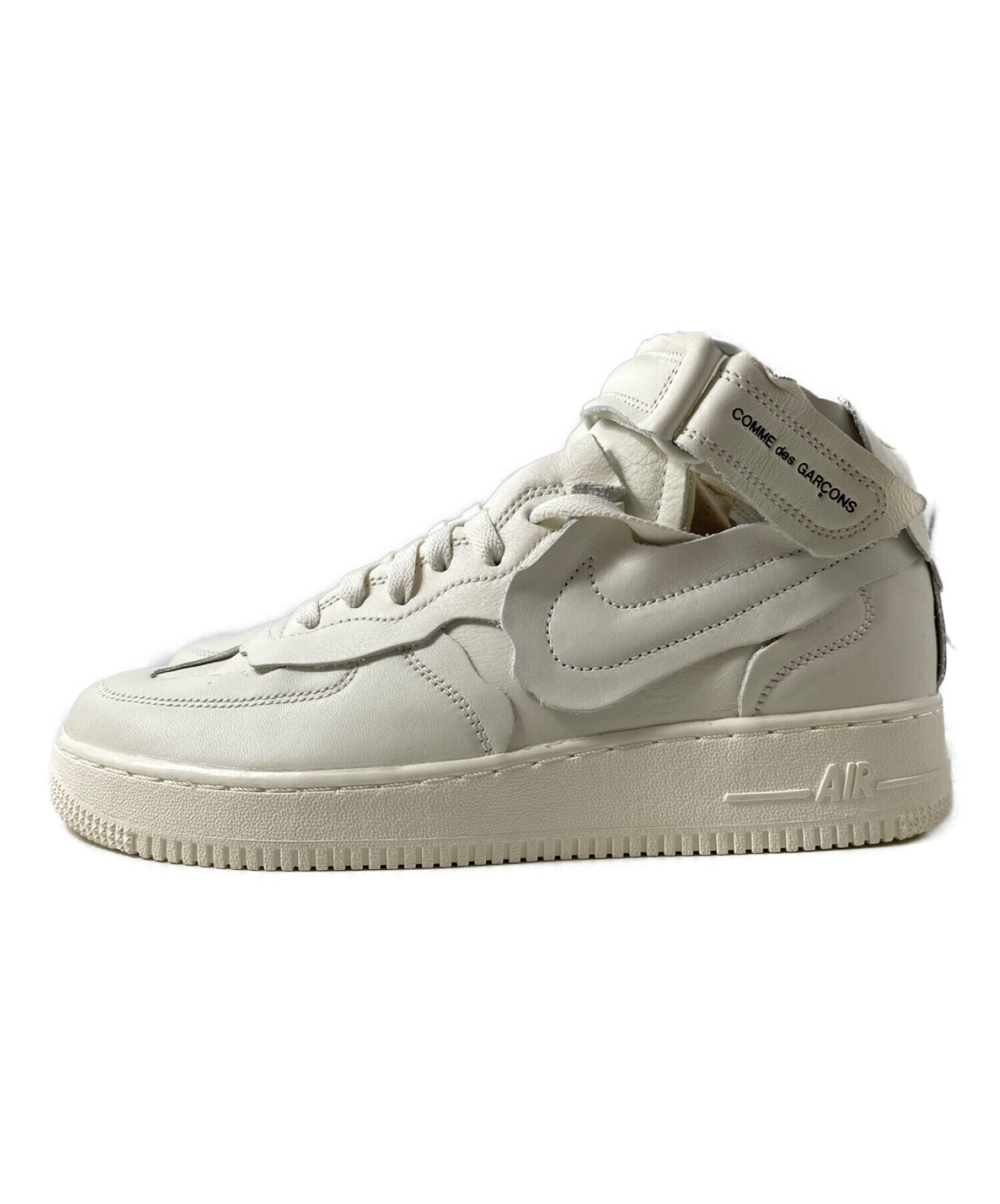 NIKE COMME des GARCONS HOMME PLUS COMME des GARCONS 20AW × NIKE Air Force1  Mid ナイキ エアフォースワン ミッド アイボリー サイズ:26.5 未使用品