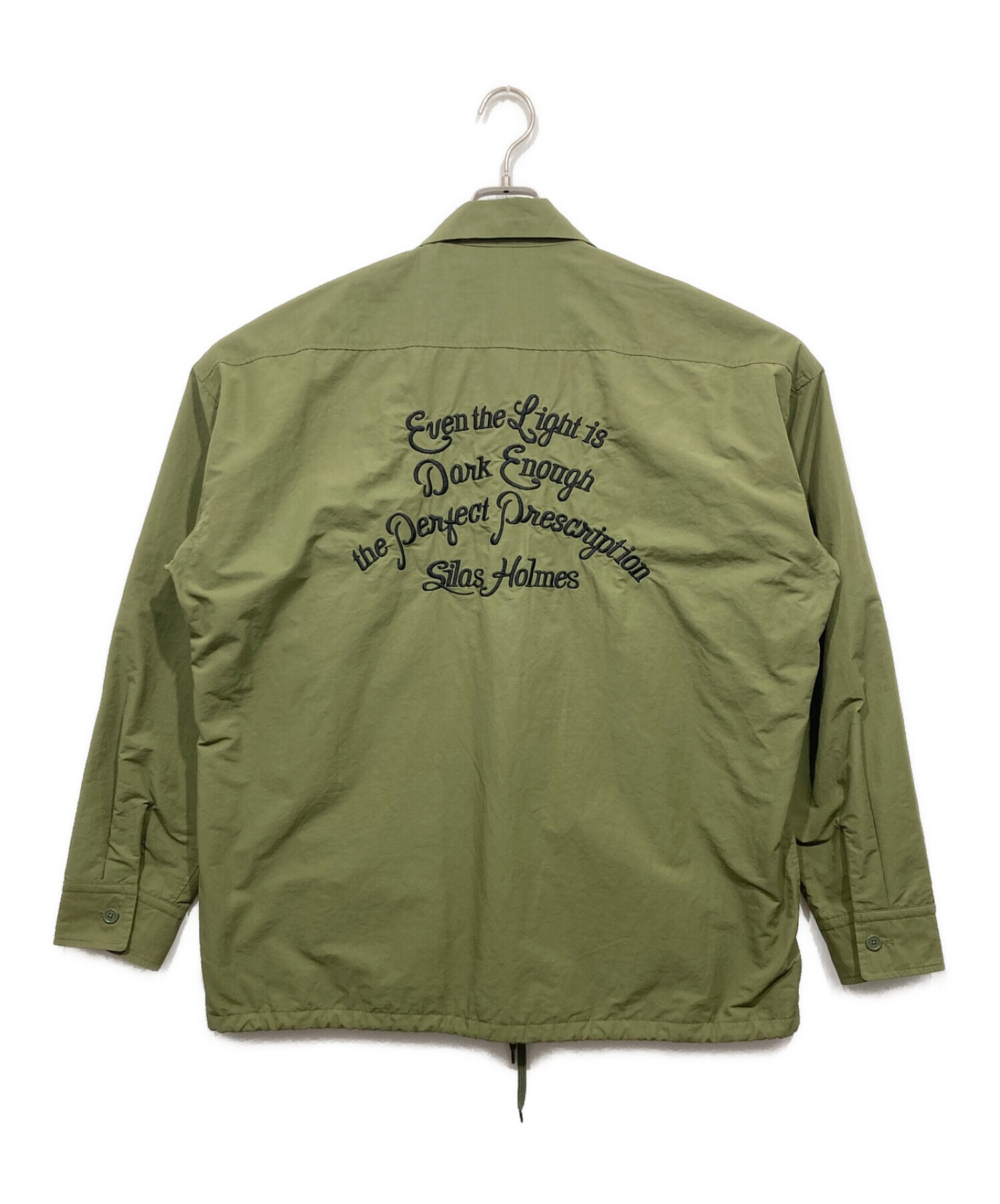 SILAS (サイラス) OPEN COLLAR COACH JACKET カーキ サイズ:XL