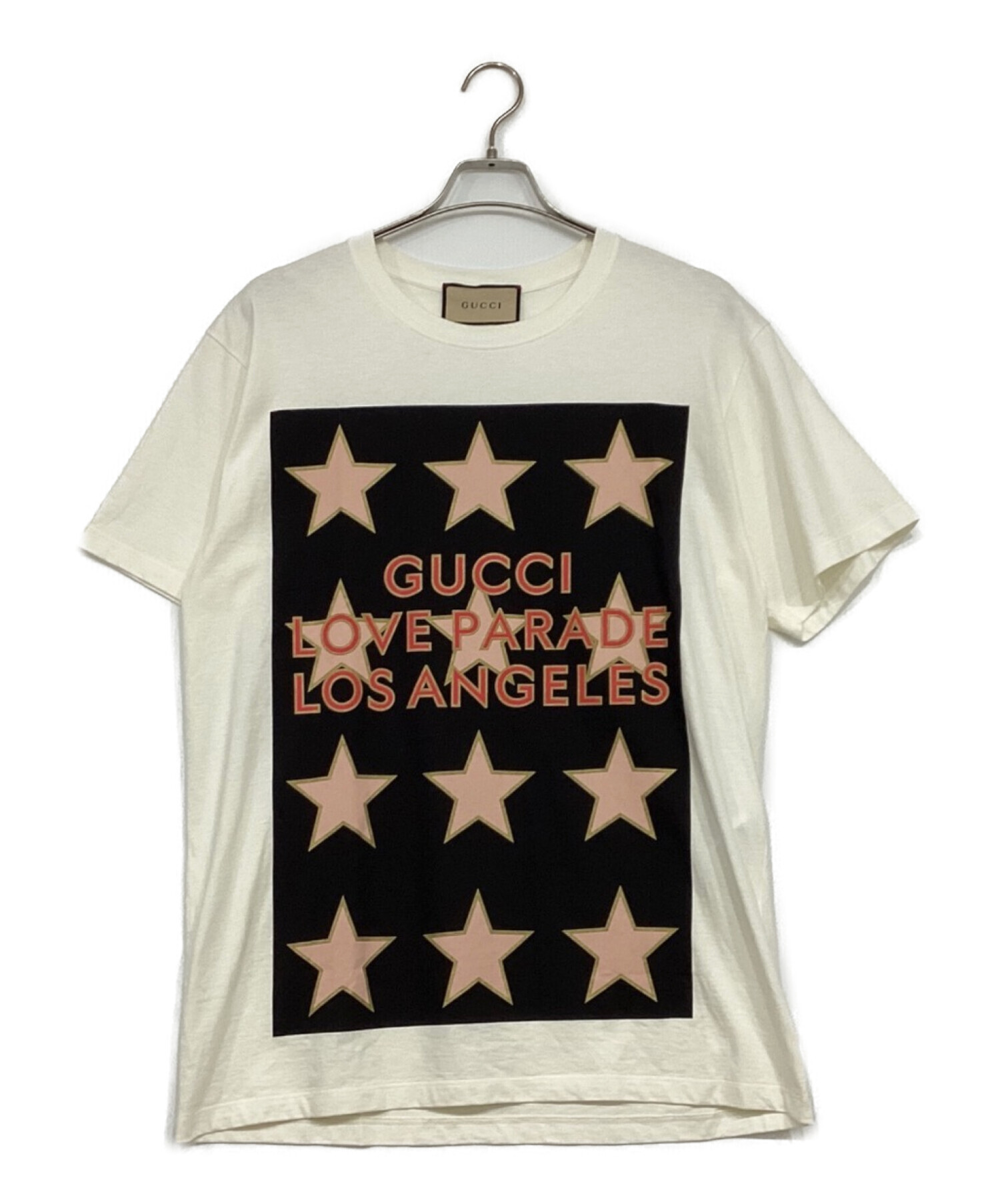 格安品質保証Gucci(グッチ) Love Parade Tシャツ　M Tシャツ/カットソー(半袖/袖なし)