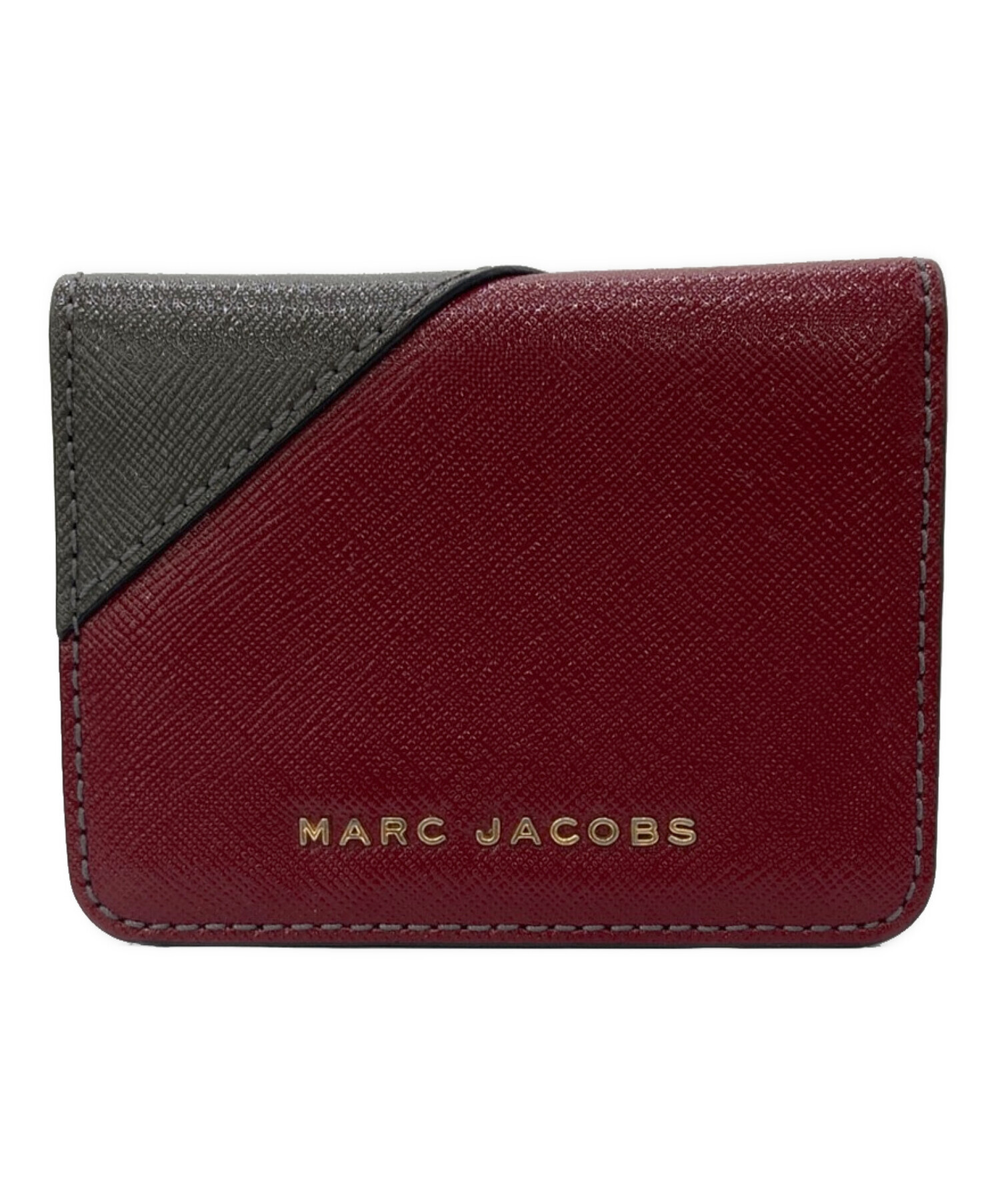 MARC JACOBS (マーク ジェイコブス) バイカラーパスケース レッド