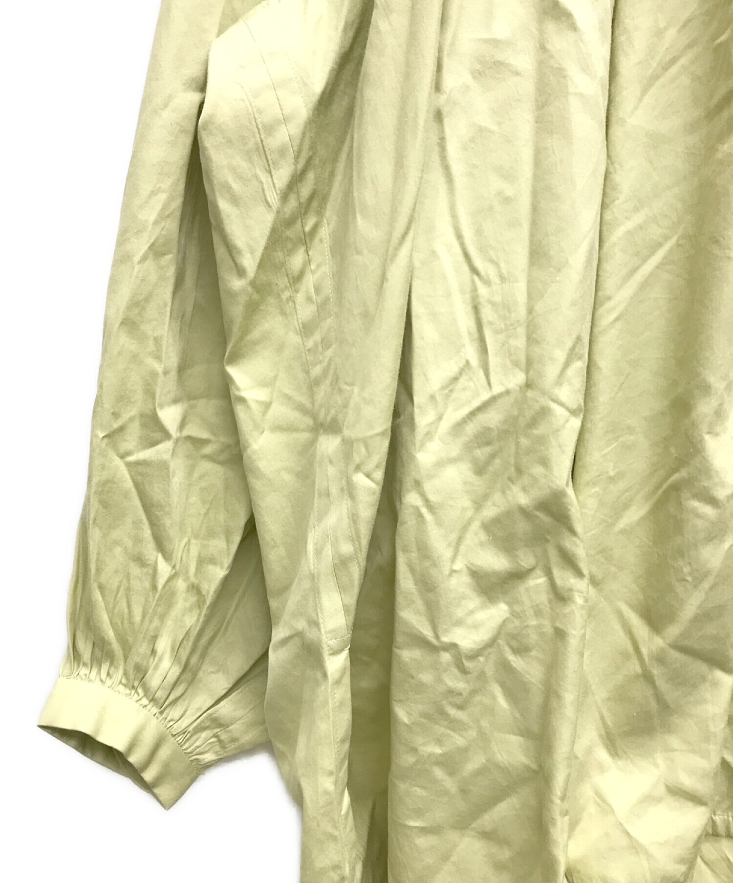 ブラミンク リボンギャザーシャツ 36 - ファッション