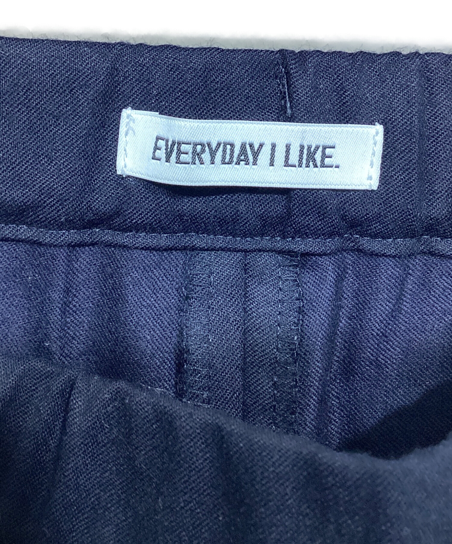 中古・古着通販】EVERYDAY I LIKE. (エヴリデイ アイ ライク) ZIP パンツ ネイビー サイズ:36｜ブランド・古着通販  トレファク公式【TREFAC FASHION】スマホサイト