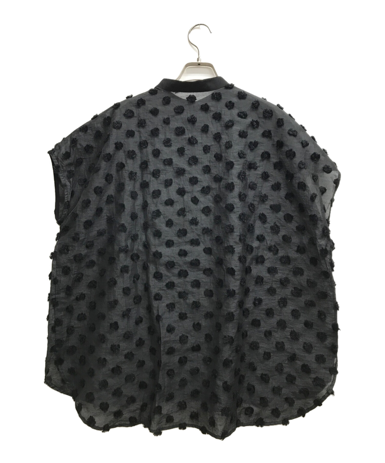 中古・古着通販】HIAND (ハイアンド) Fluffy dot Shirt ブラック サイズ:記載無し｜ブランド・古着通販  トレファク公式【TREFAC FASHION】スマホサイト