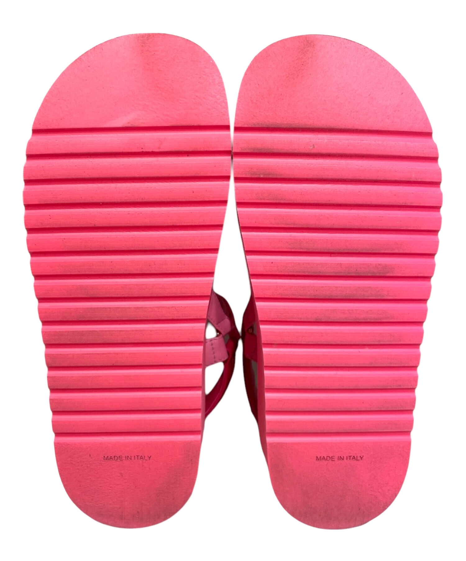 中古・古着通販】CHANEL (シャネル) Matelasse footbed sandal ピンク 