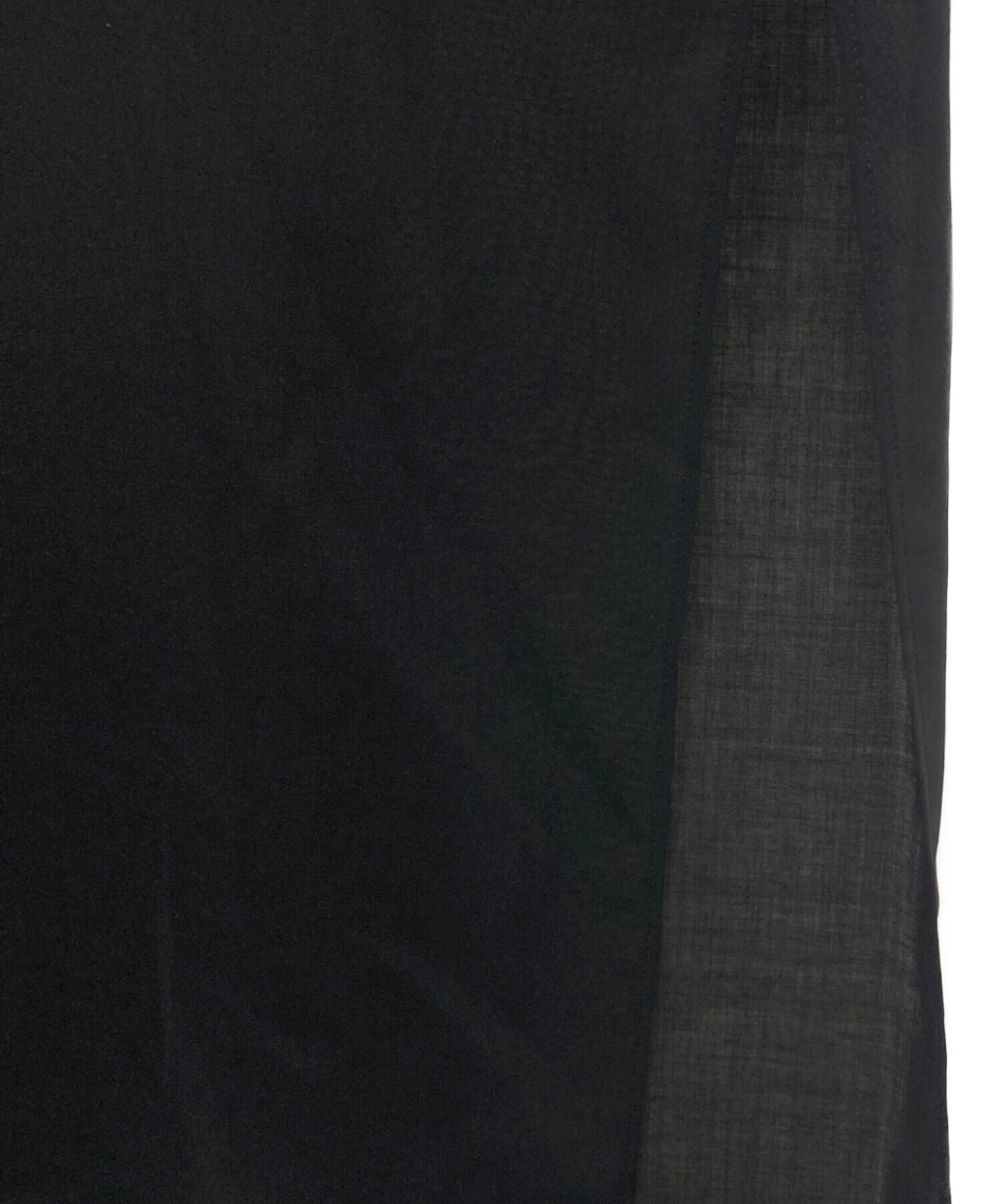 中古・古着通販】HYKE (ハイク) W/P SHIRT DRESS ブラック サイズ:1